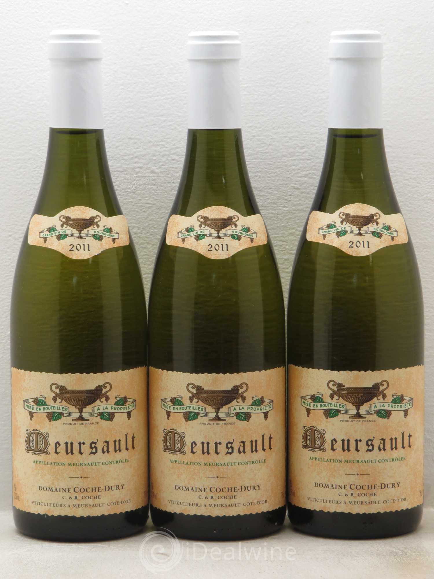 Meursault Coche Dury (Domaine) 2011 - Lot de 3 bouteilles - 0