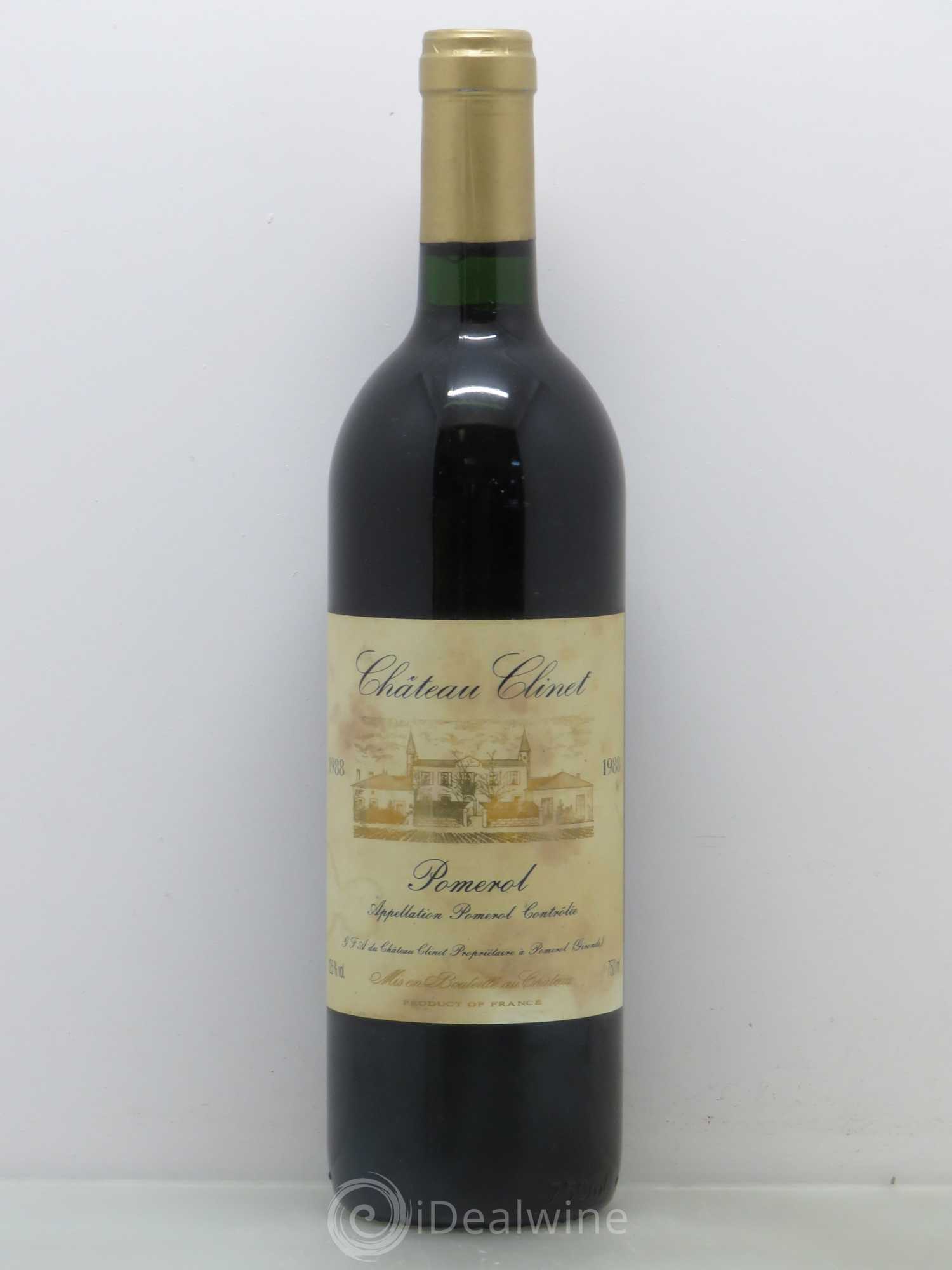 Château Clinet 1988 - Lot de 1 bouteille - 0