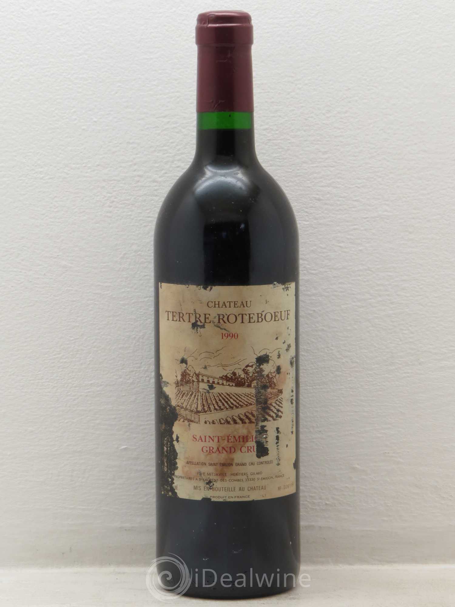 Château Tertre Roteboeuf 1990 - Posten von 1 Flasche - 0