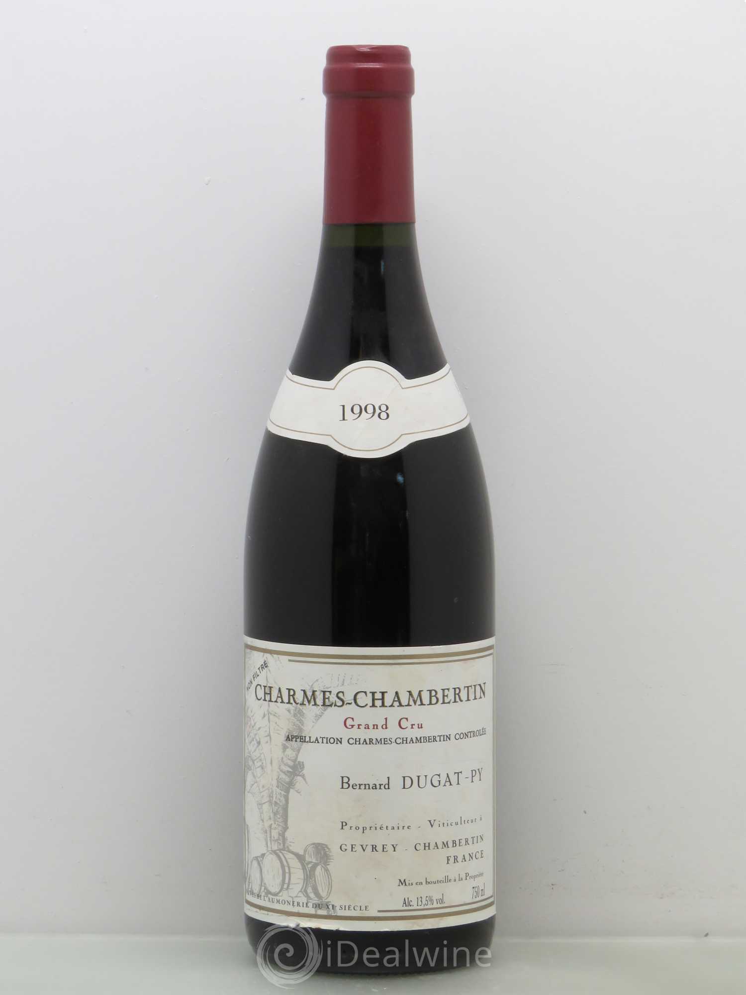 Charmes-Chambertin Grand Cru Dugat-Py 1998 - Lot de 1 bouteille - 0
