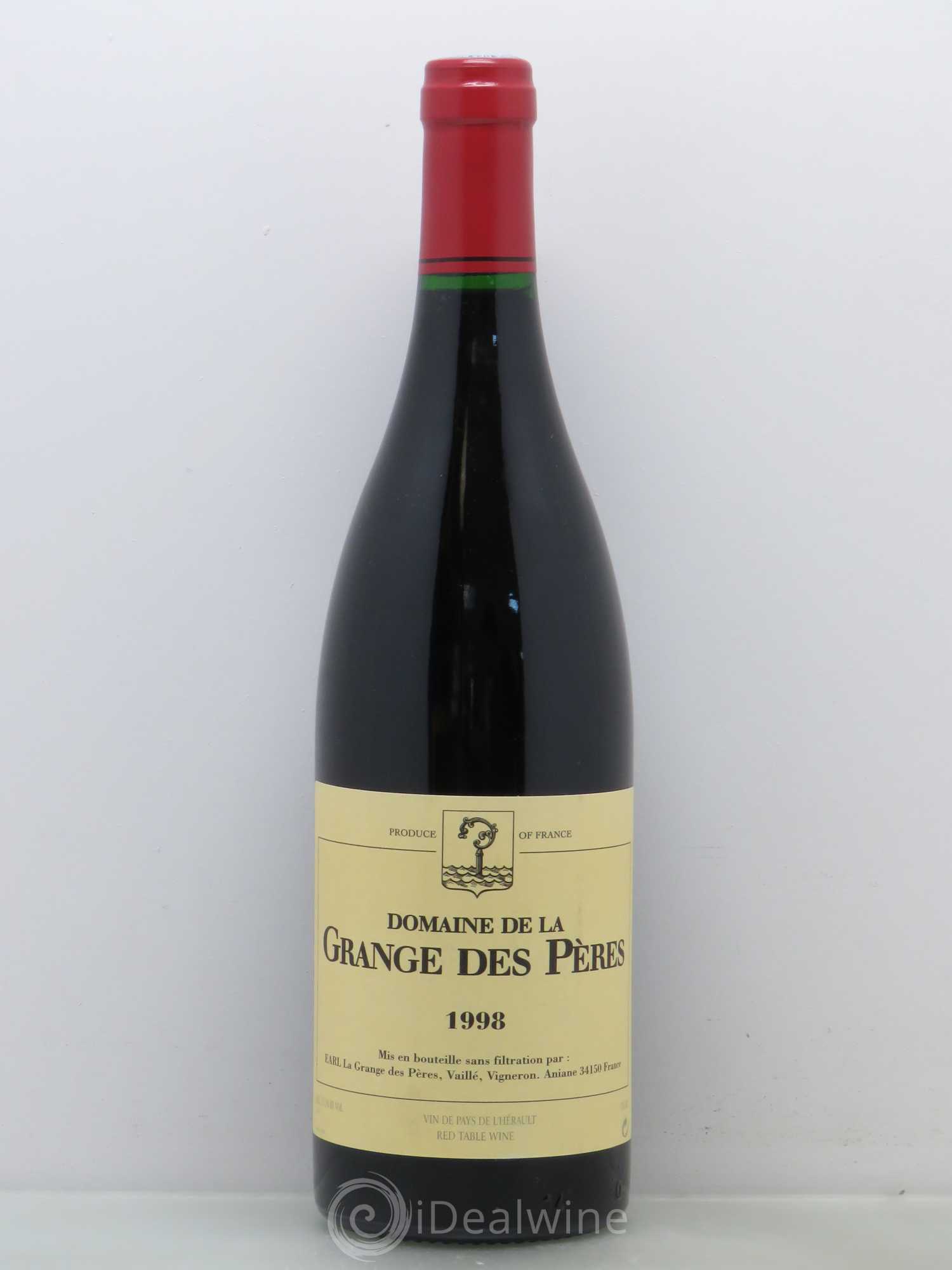 Pays d'Hérault Grange des Pères Laurent Vaillé 1998 - Lotto di 1 bottiglia - 0