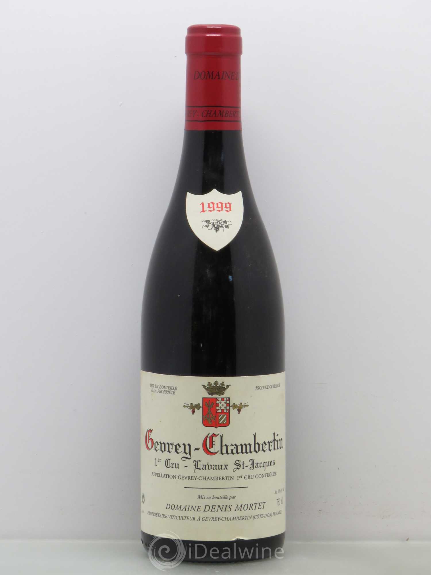 Gevrey-Chambertin 1er Cru Lavaux Saint Jacques Denis Mortet (Domaine) 1999 - Lot de 1 bouteille - 0