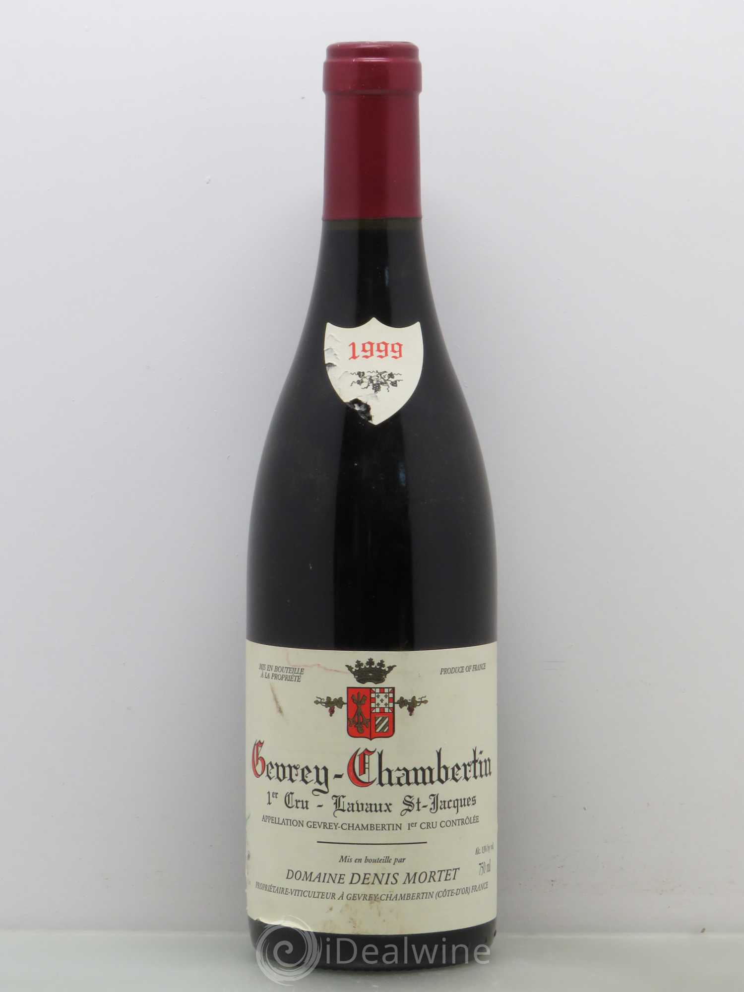 Gevrey-Chambertin 1er Cru Lavaux Saint Jacques Denis Mortet (Domaine) 1999 - Lot de 1 bouteille - 0