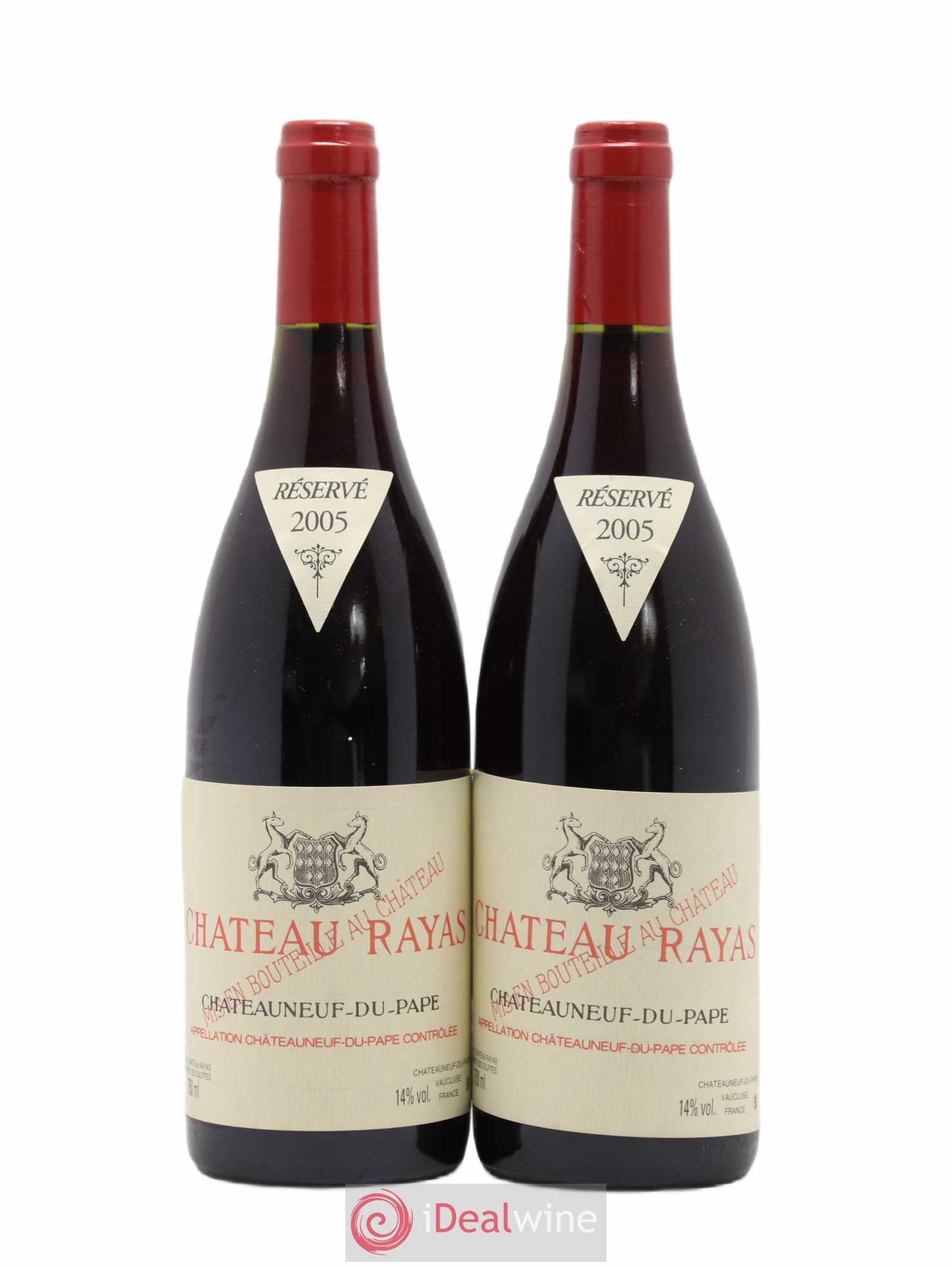 Châteauneuf-du-Pape Château Rayas Emmanuel Reynaud 2005 - Lot de 2 bouteilles - 0