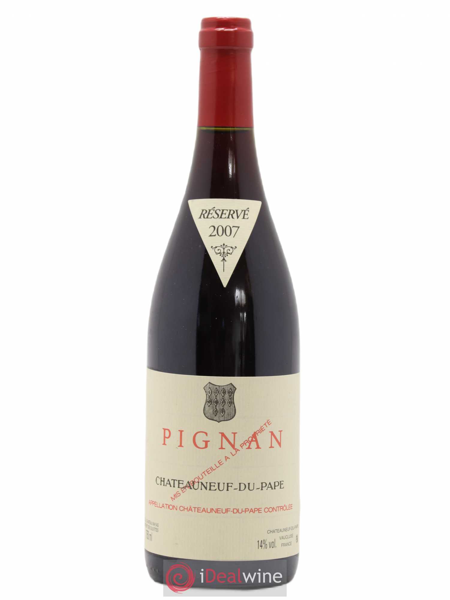 Châteauneuf-du-Pape Pignan Emmanuel Reynaud 2007 - Lot de 1 bouteille - 0