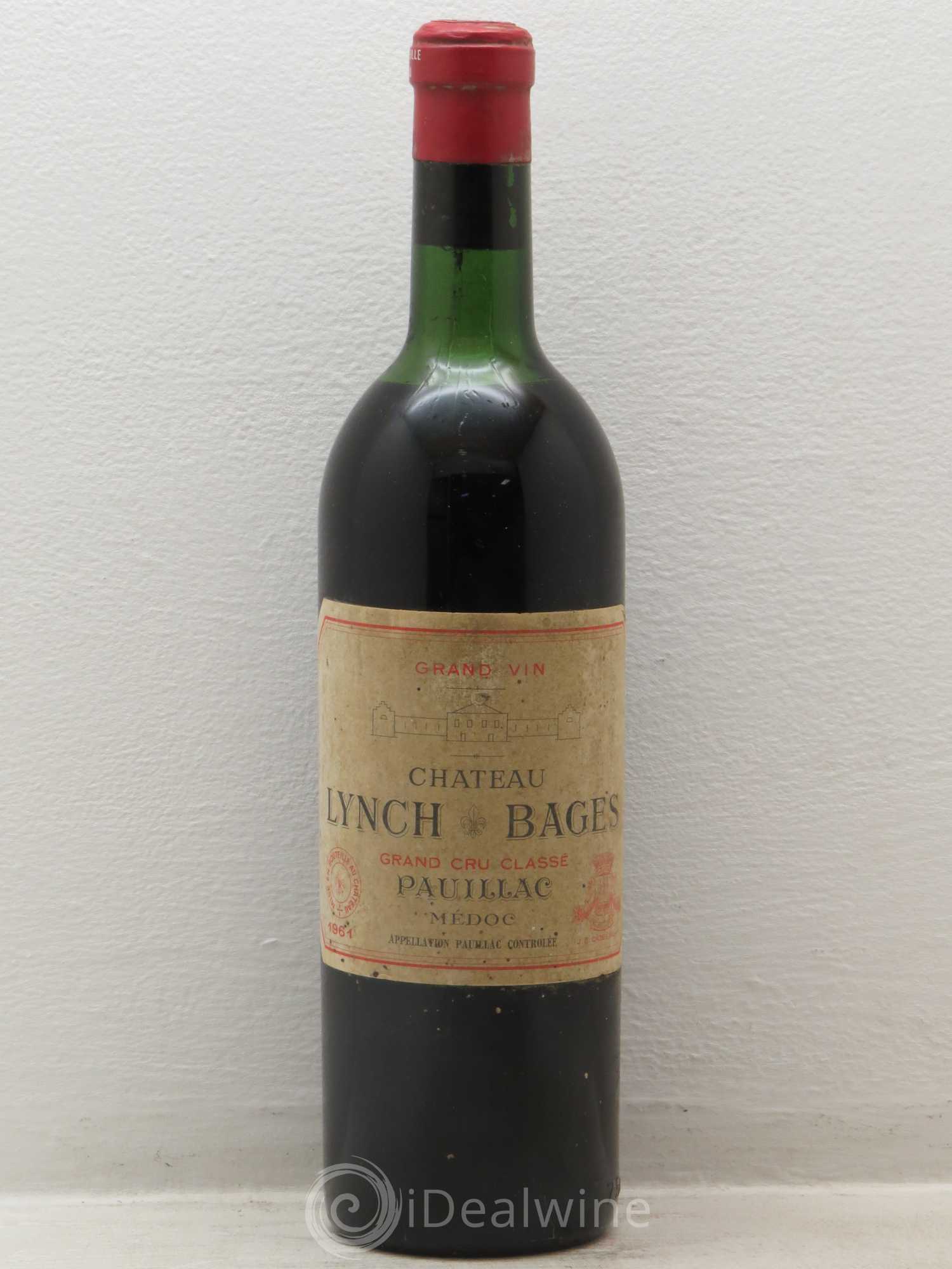 Château Lynch Bages 5ème Grand Cru Classé 1961 - Lot de 1 bouteille - 0