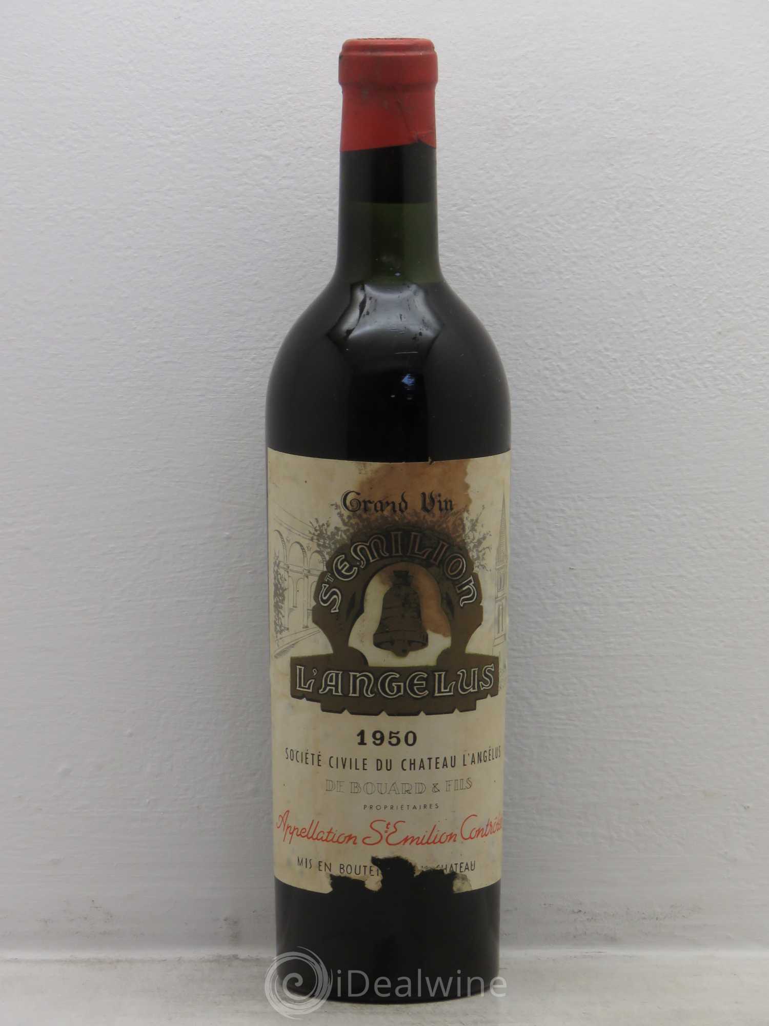 Château Angélus 1er Grand Cru Classé A 1950 - Lot de 1 bouteille - 0