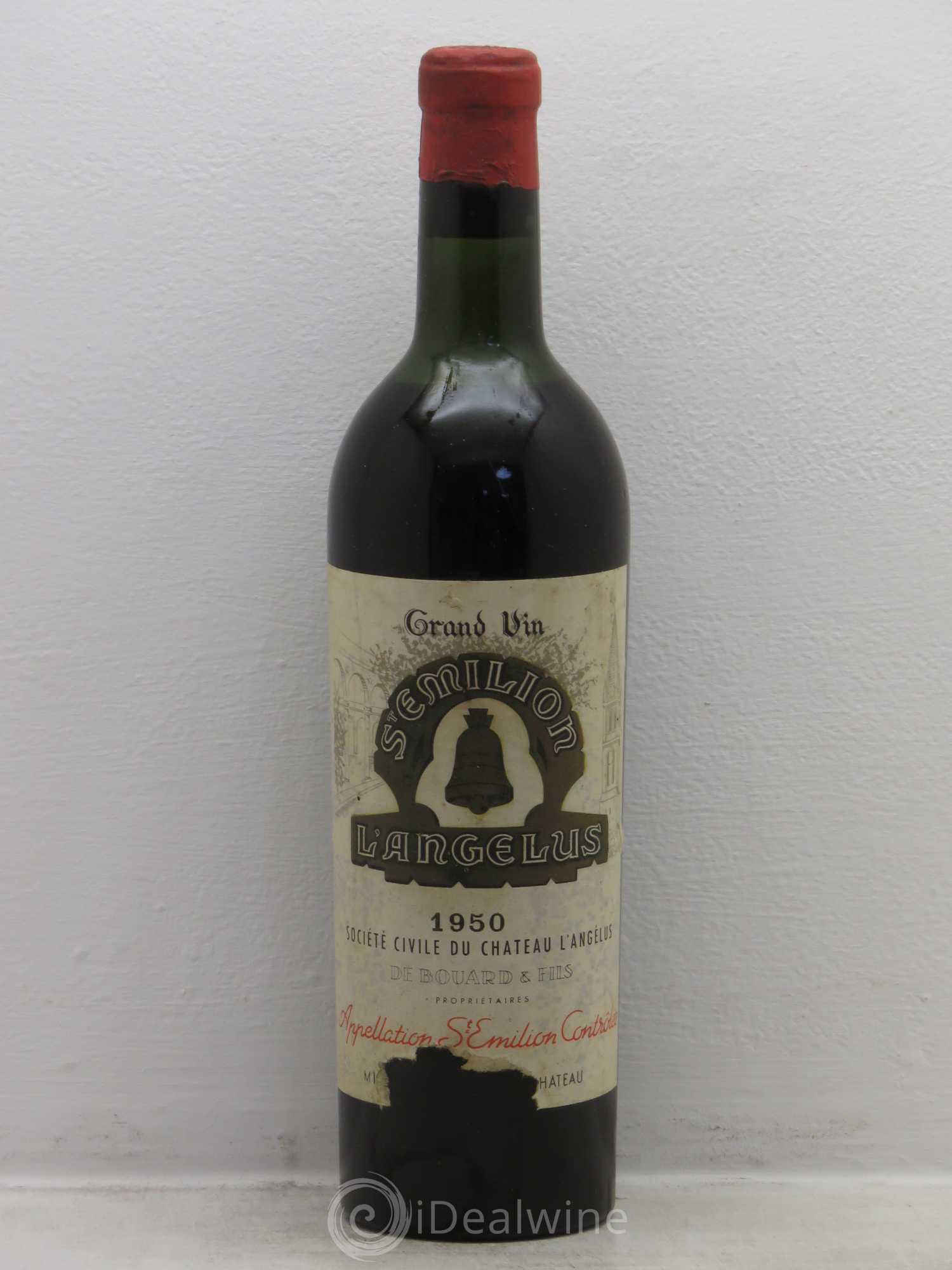 Château Angélus 1er Grand Cru Classé A 1950 - Lot de 1 bouteille - 0