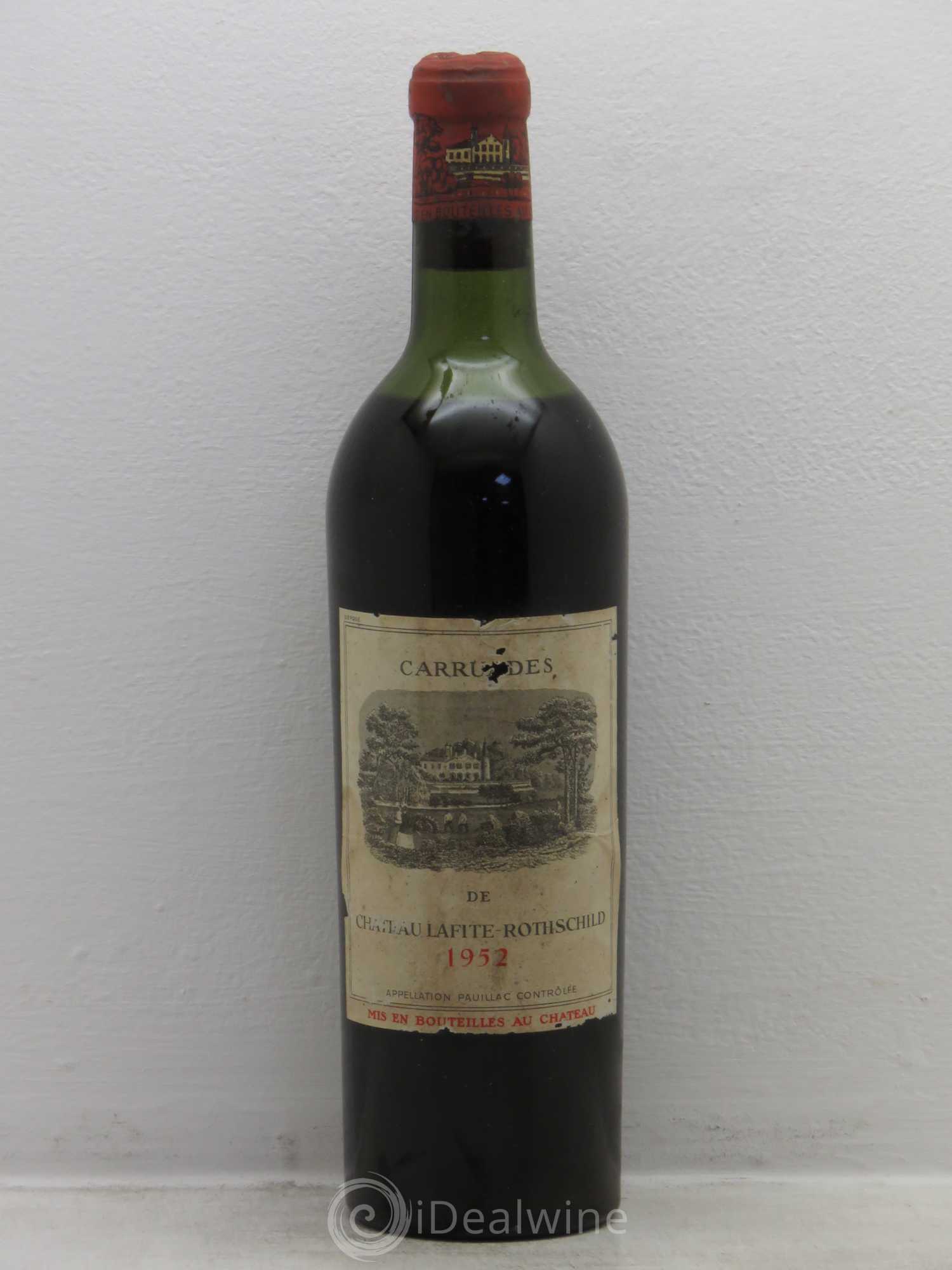Carruades de Lafite Rothschild Second Vin 1952 - Lot de 1 bouteille - 0