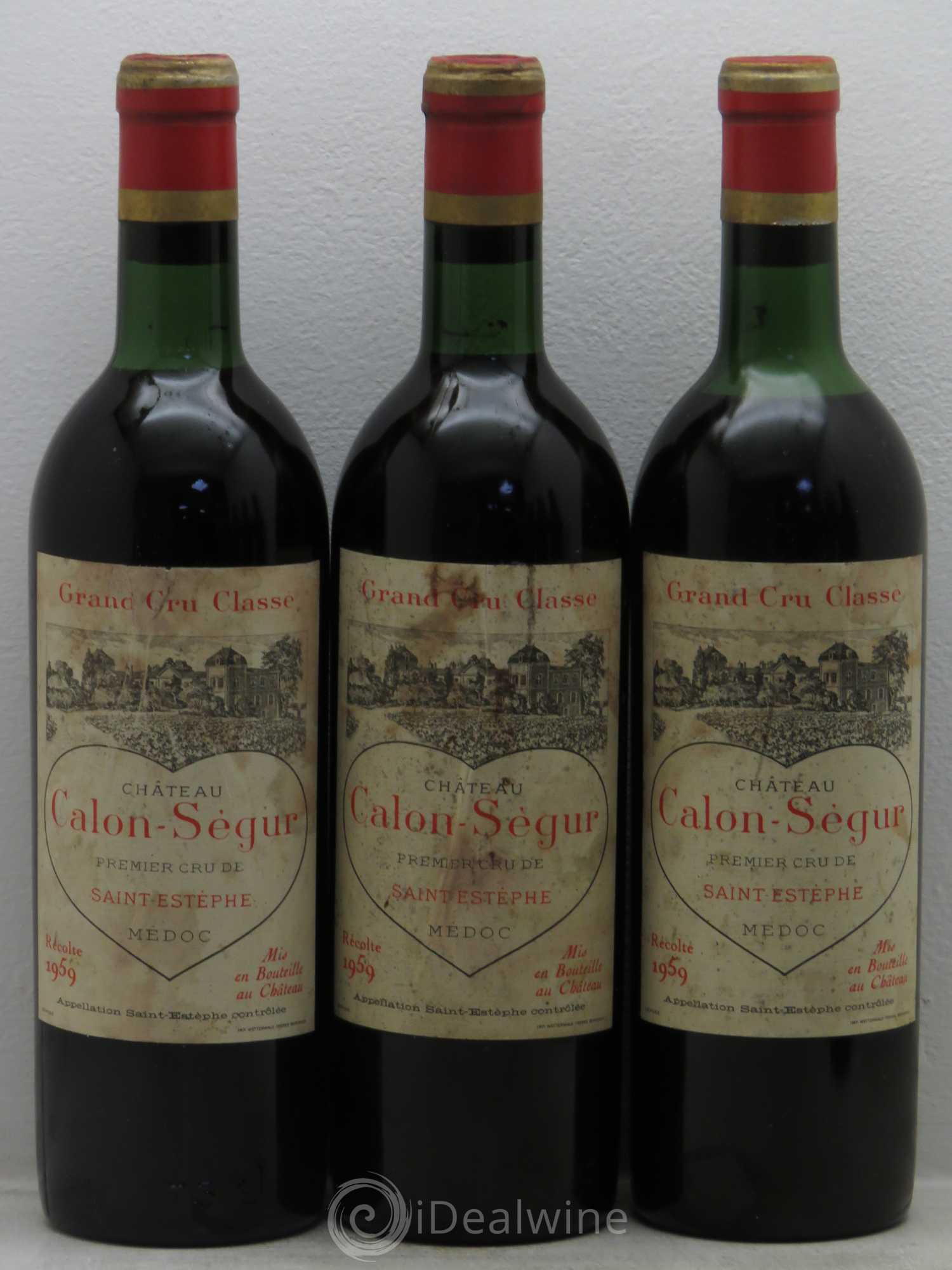 Château Calon Ségur 3ème Grand Cru Classé 1959 - Lot de 6 bouteilles - 2