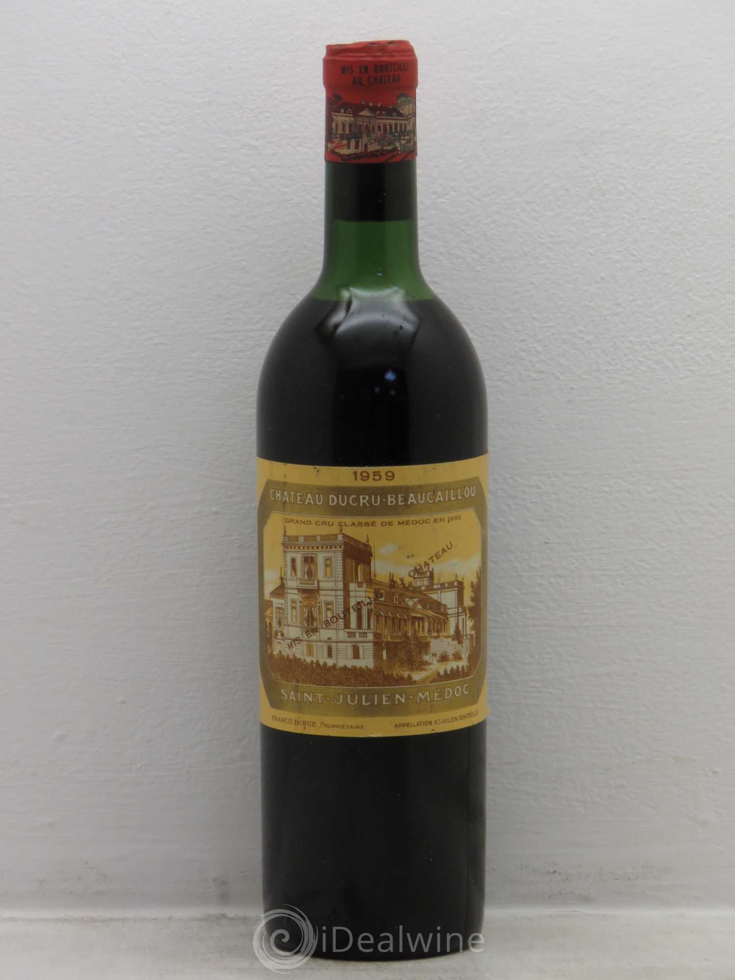 Château Ducru Beaucaillou 2ème Grand Cru Classé 1959 - Lot de 1 bouteille - 0