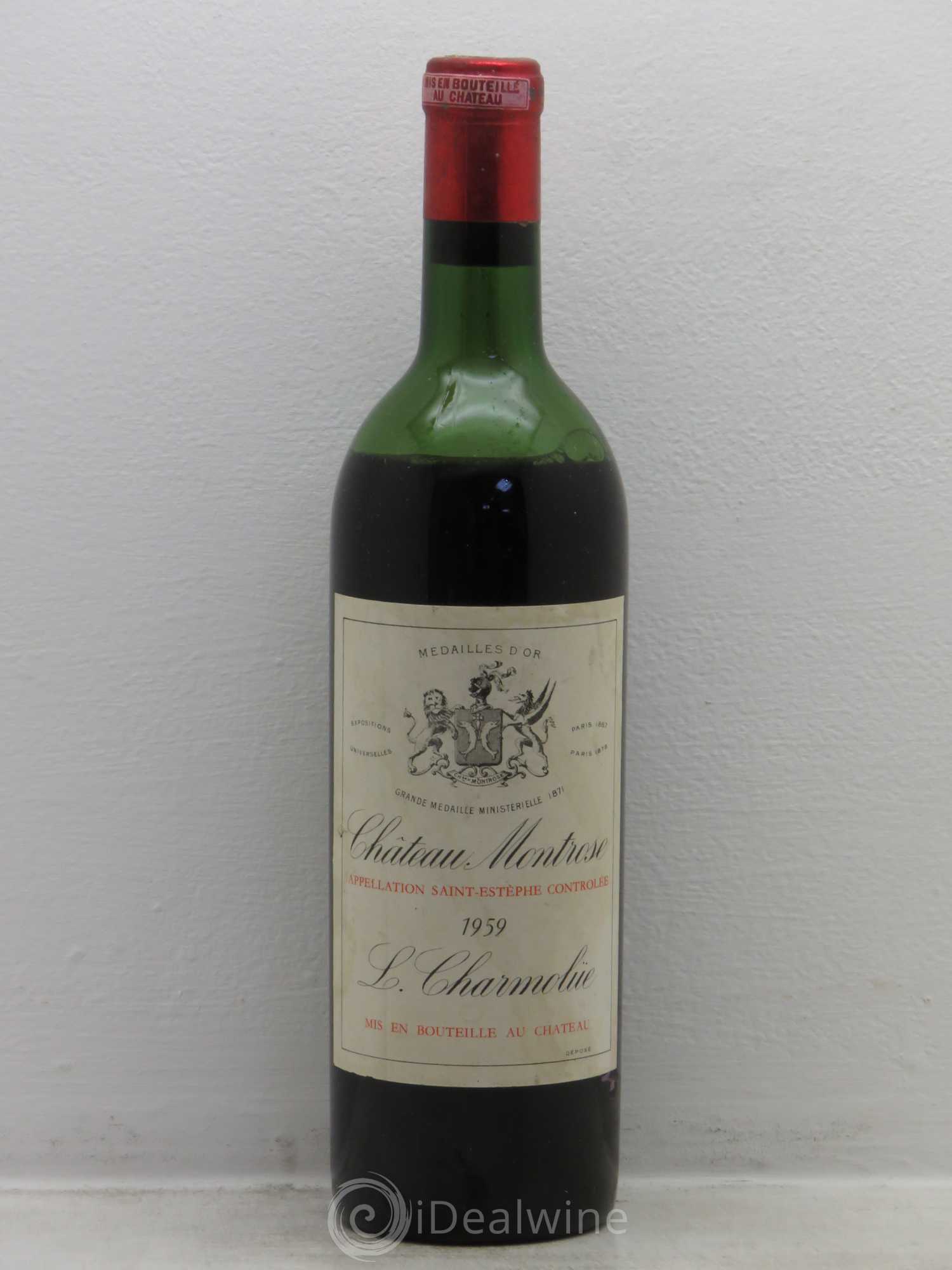 Château Montrose 2ème Grand Cru Classé 1959 - Lot de 1 bouteille - 0