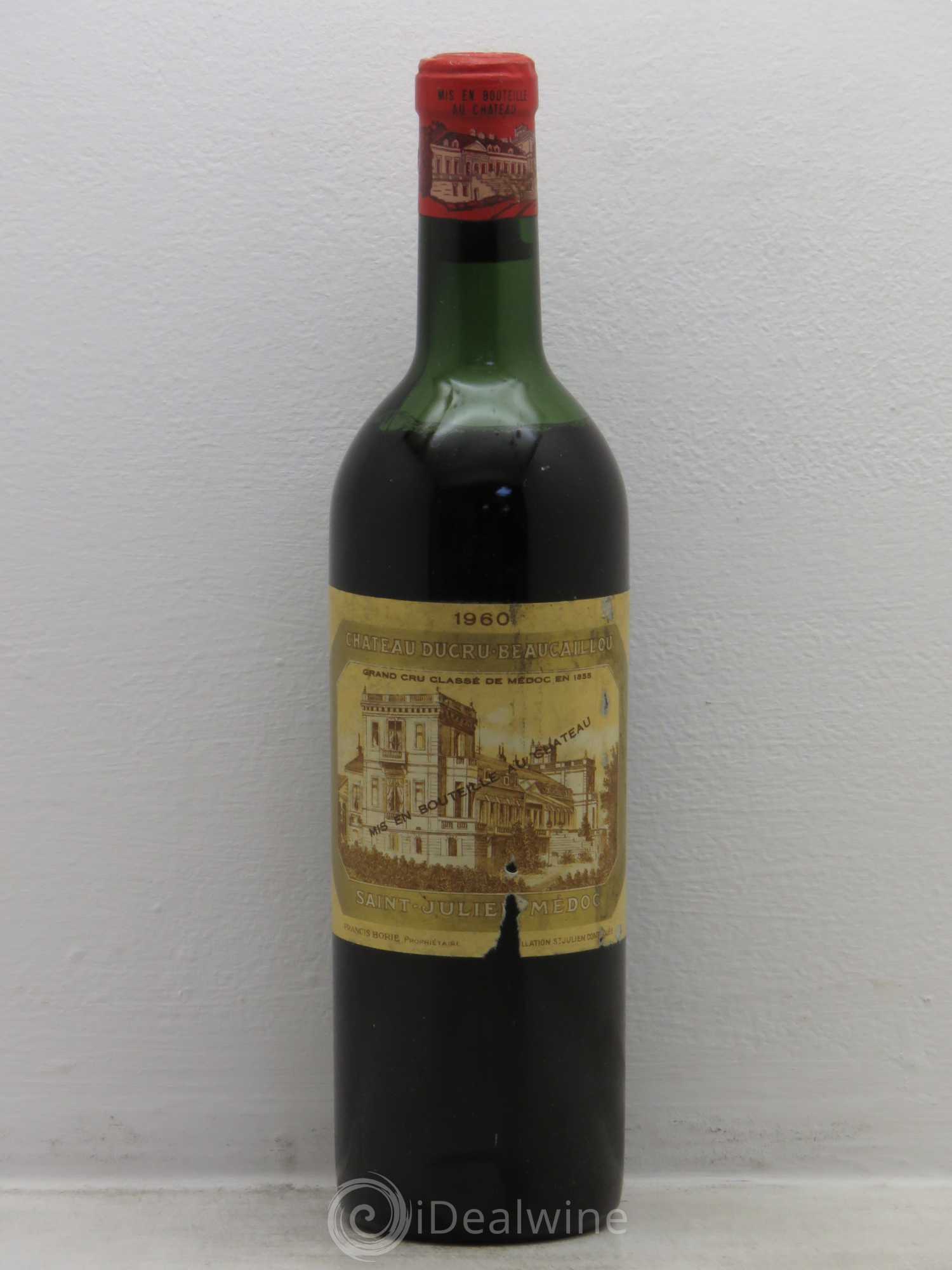 Château Ducru Beaucaillou 2ème Grand Cru Classé 1960 - Lot de 1 bouteille - 0
