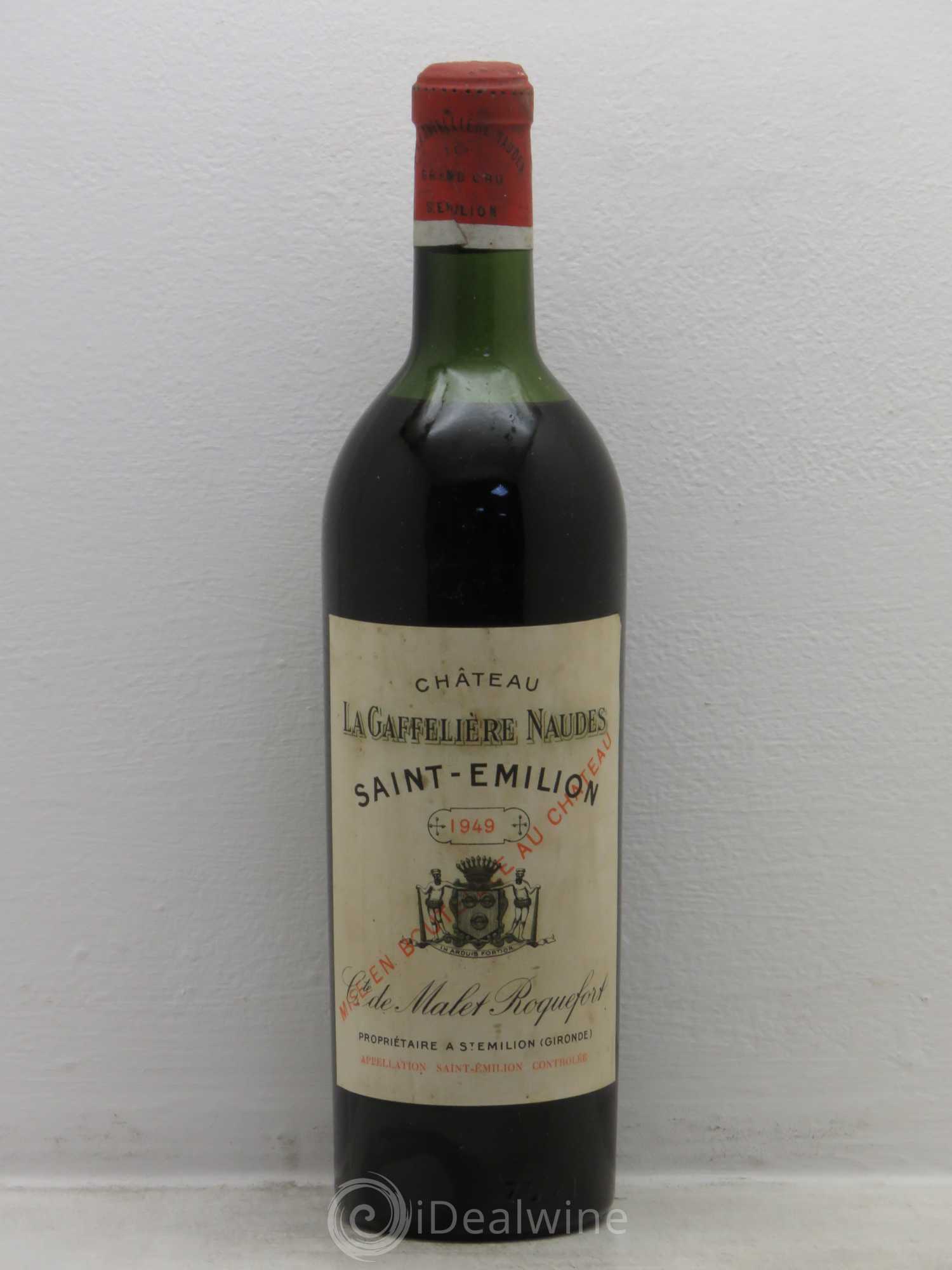 Saint-Émilion Château La Gaffelière Naudes 1949 - Posten von 1 Flasche - 0