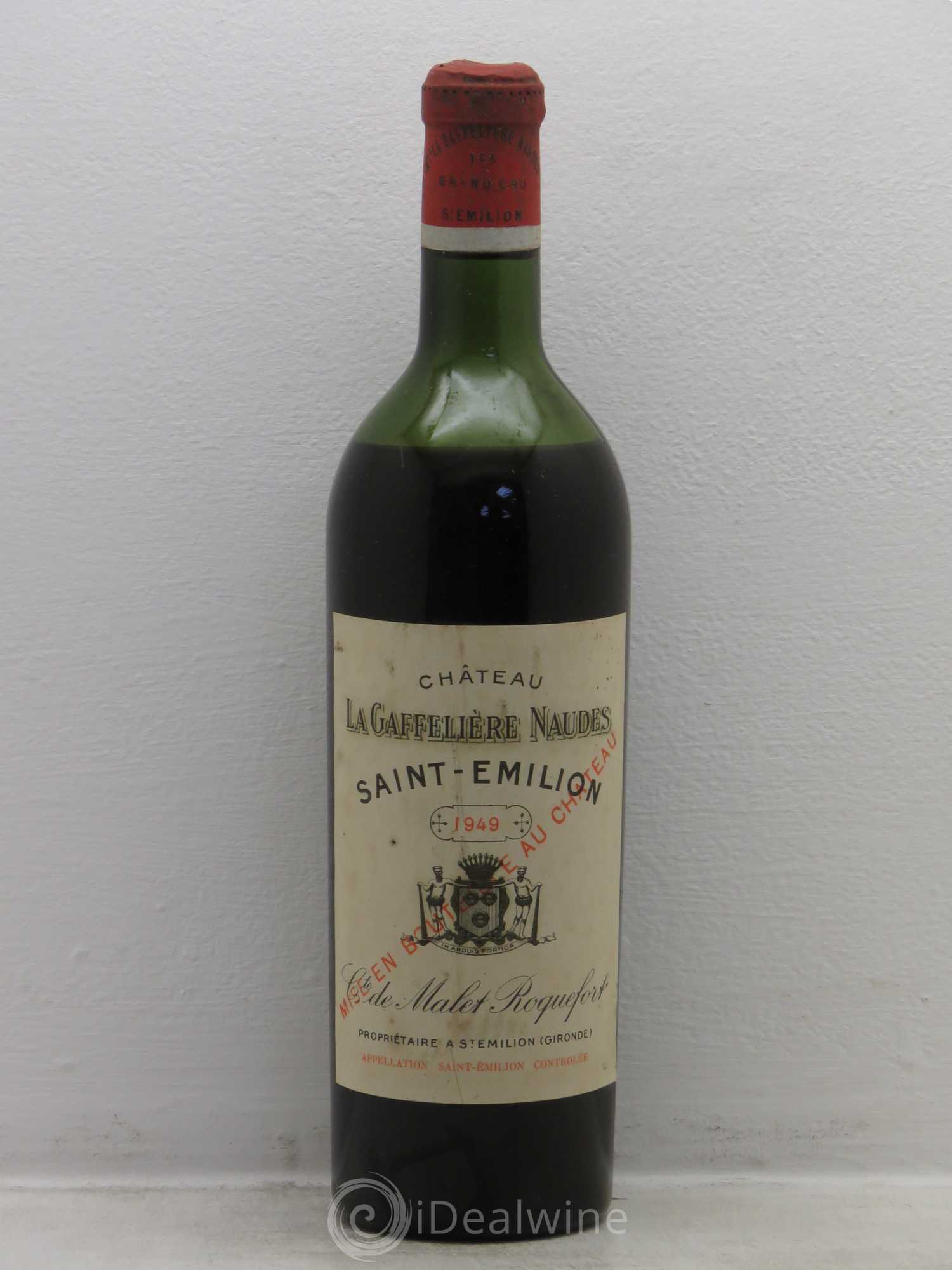 Saint-Émilion Château La Gaffelière Naudes 1949 - Posten von 1 Flasche - 0