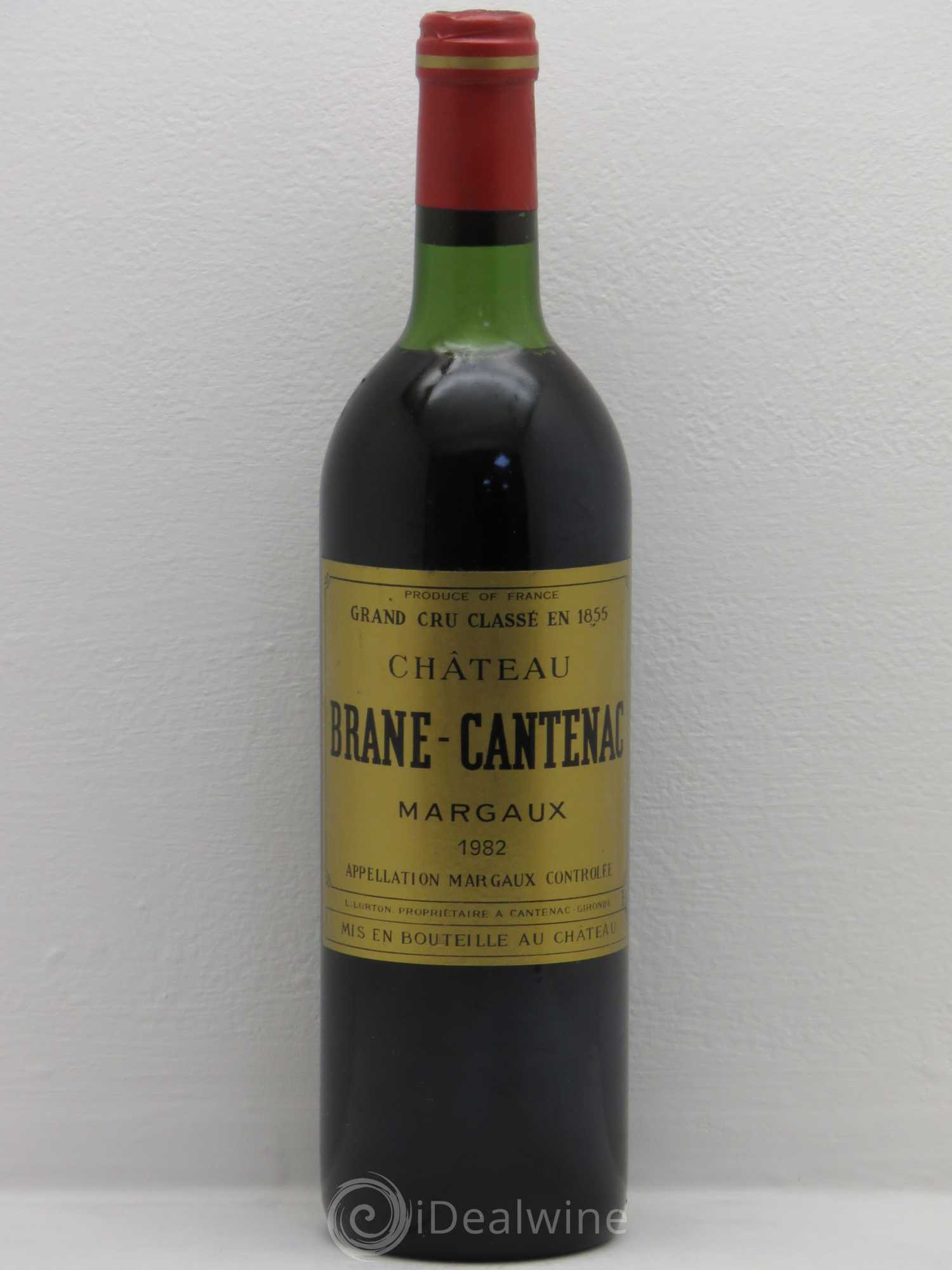 Château Brane Cantenac 2ème Grand Cru Classé 1982 - Lot de 1 bouteille - 0