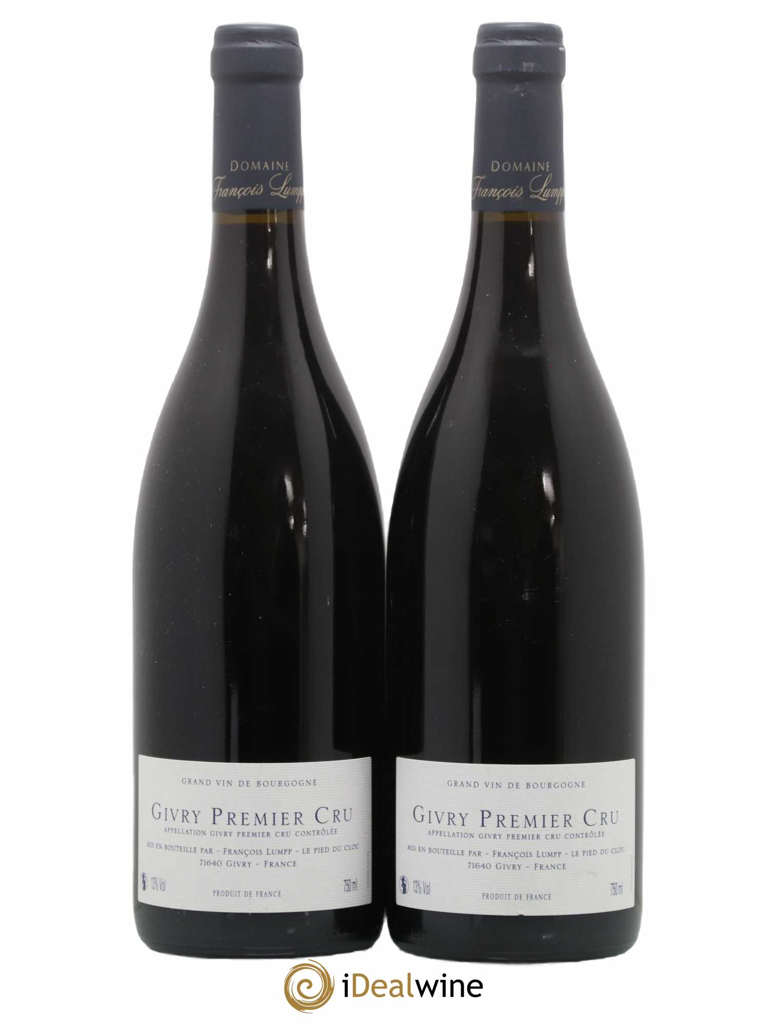 Givry 1er Cru Clos Jus François Lumpp (Domaine) 2018 - Lot de 2 bouteilles - 1