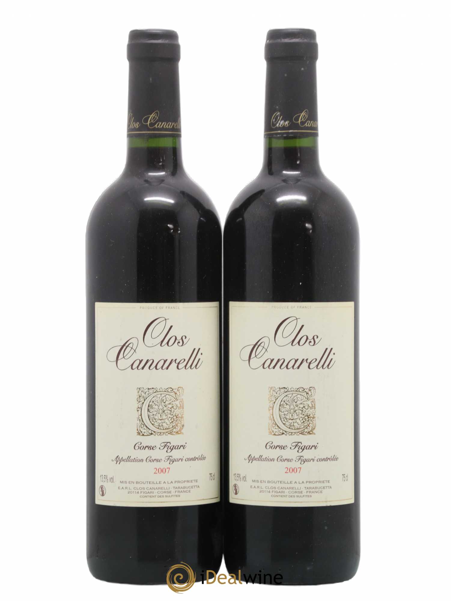 Figari Clos Canarelli 2007 - Lot de 2 bouteilles - 0