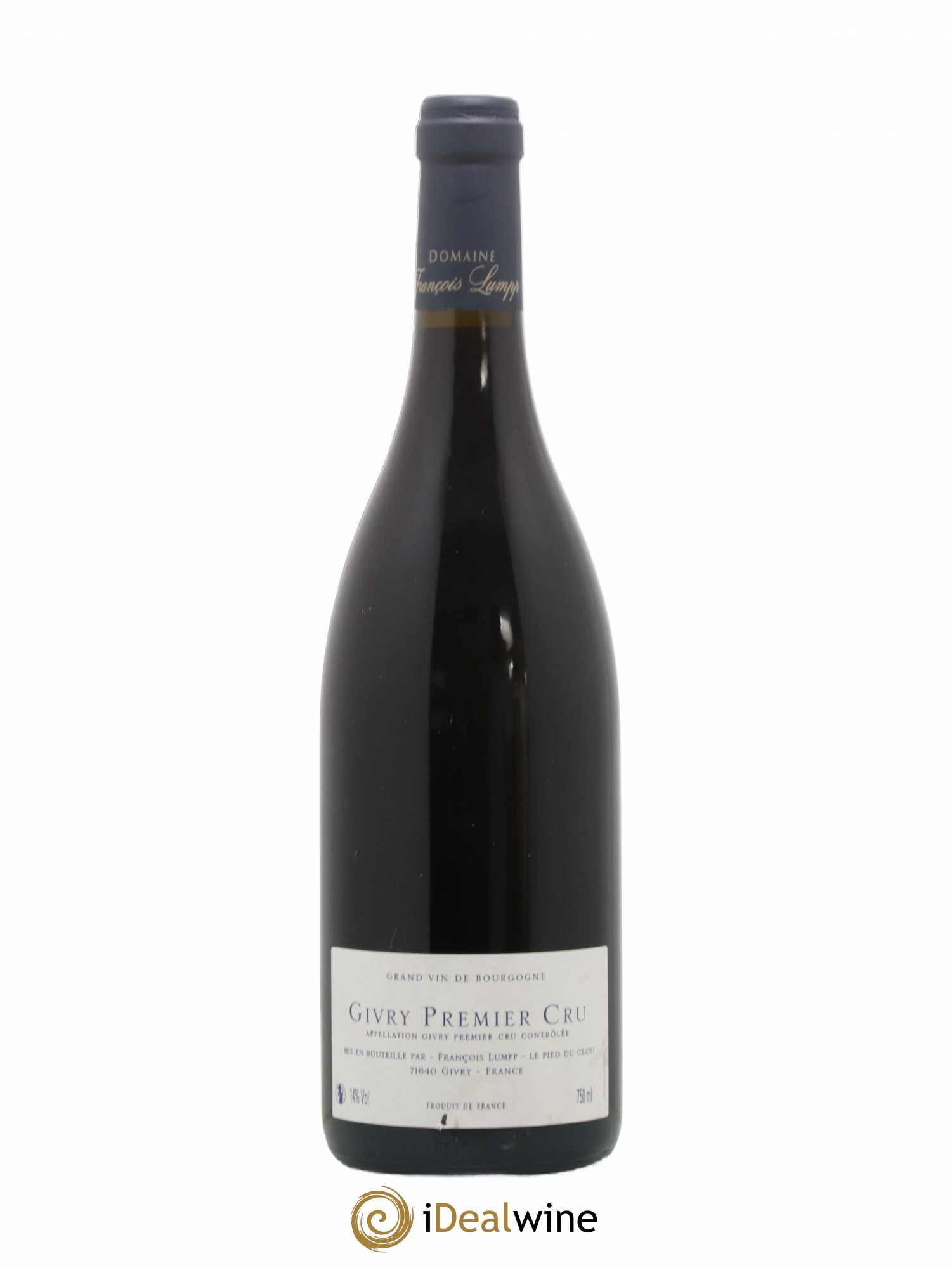 Givry 1er Cru Clos Jus François Lumpp (Domaine) 2019 - Lot de 1 bouteille - 1