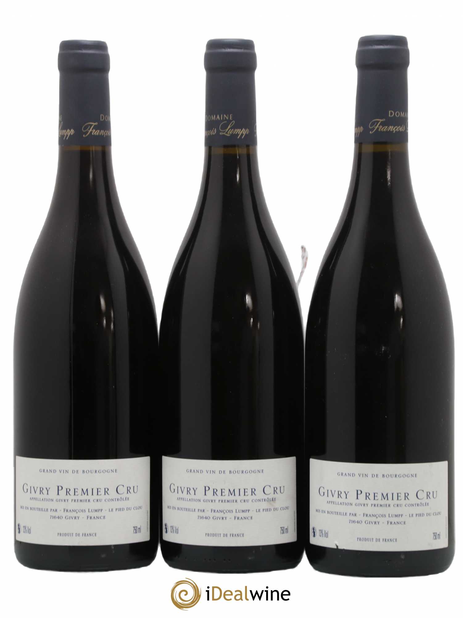Givry 1er Cru Clos Jus François Lumpp (Domaine) 2018 - Lot de 3 bouteilles - 1