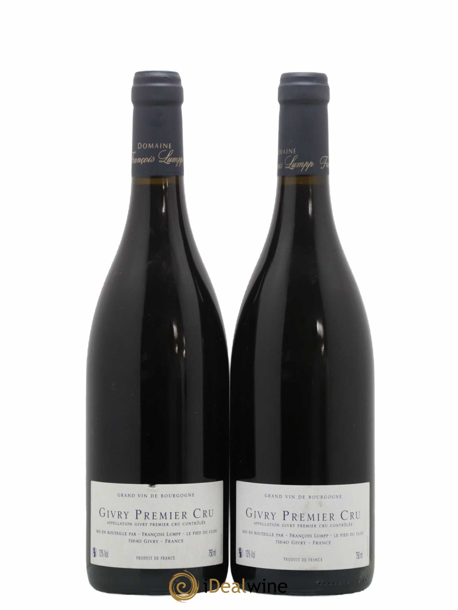 Givry 1er Cru Clos Jus François Lumpp (Domaine) 2018 - Lot de 2 bouteilles - 1