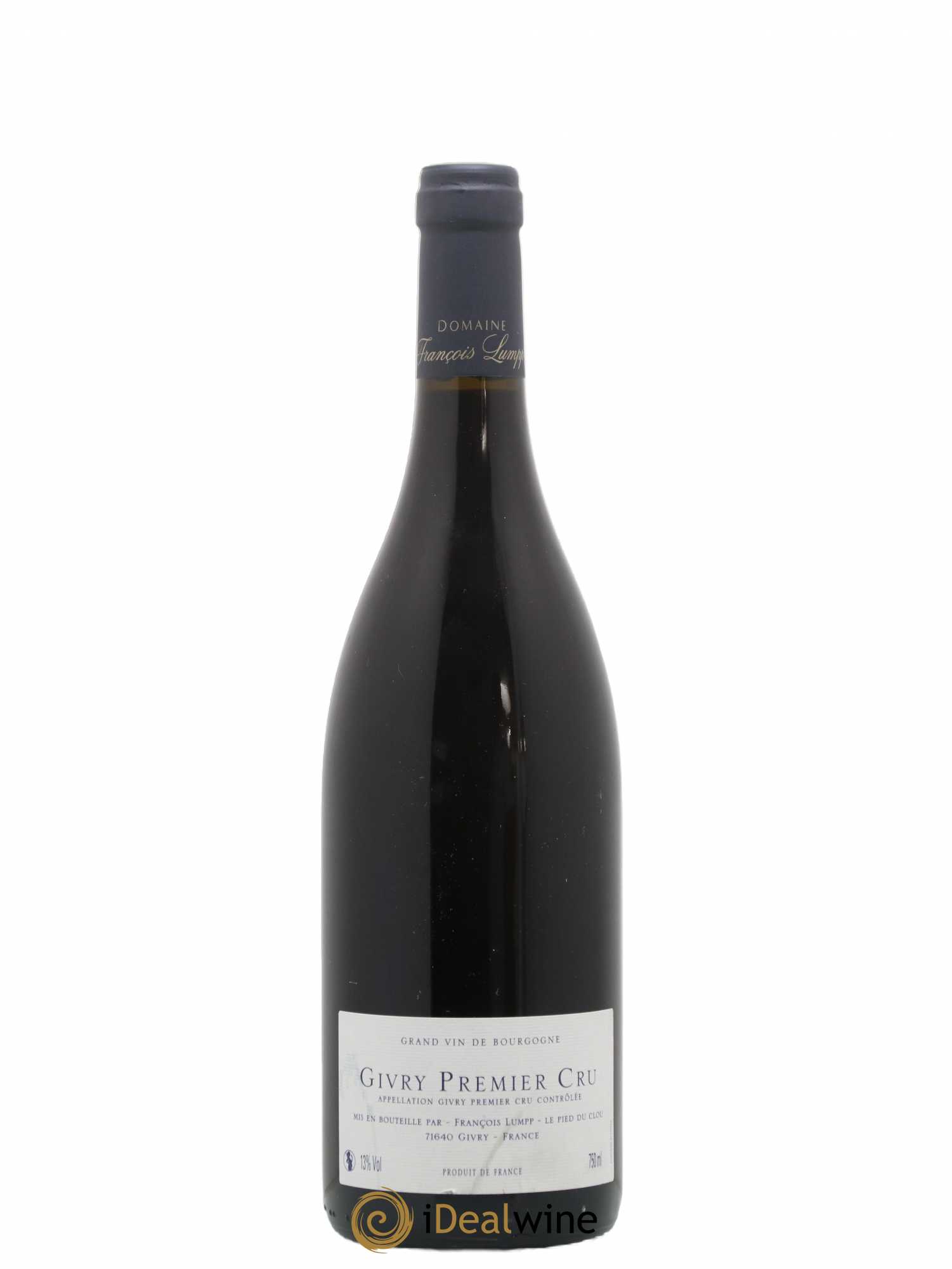Givry 1er Cru Clos Jus François Lumpp (Domaine) 2018 - Lot de 1 bouteille - 1