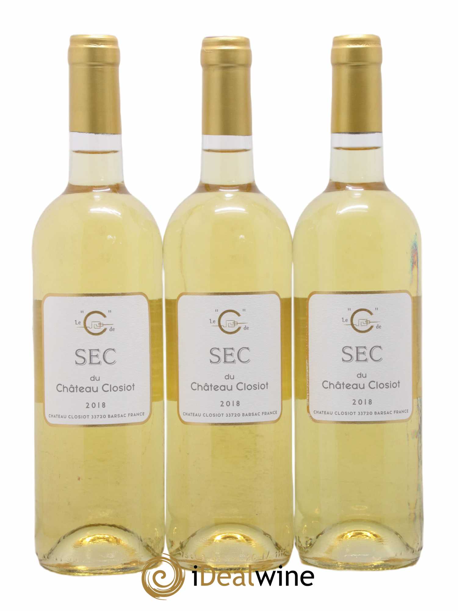 Château Closiot 2018 - Lot de 3 bouteilles - 0