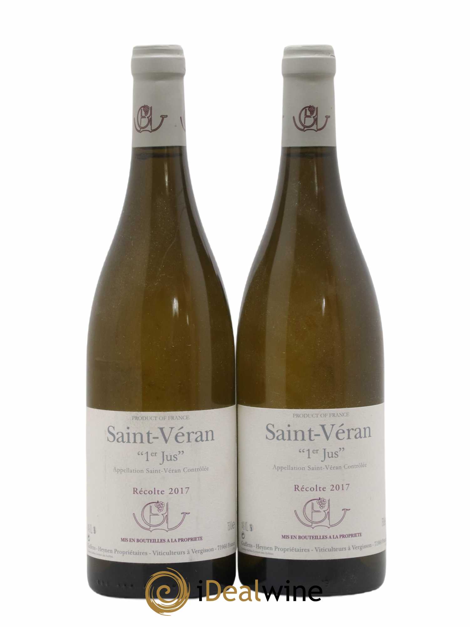 Saint-Véran 1er Jus Guffens-Heynen 2017 - Lot de 2 bouteilles - 0