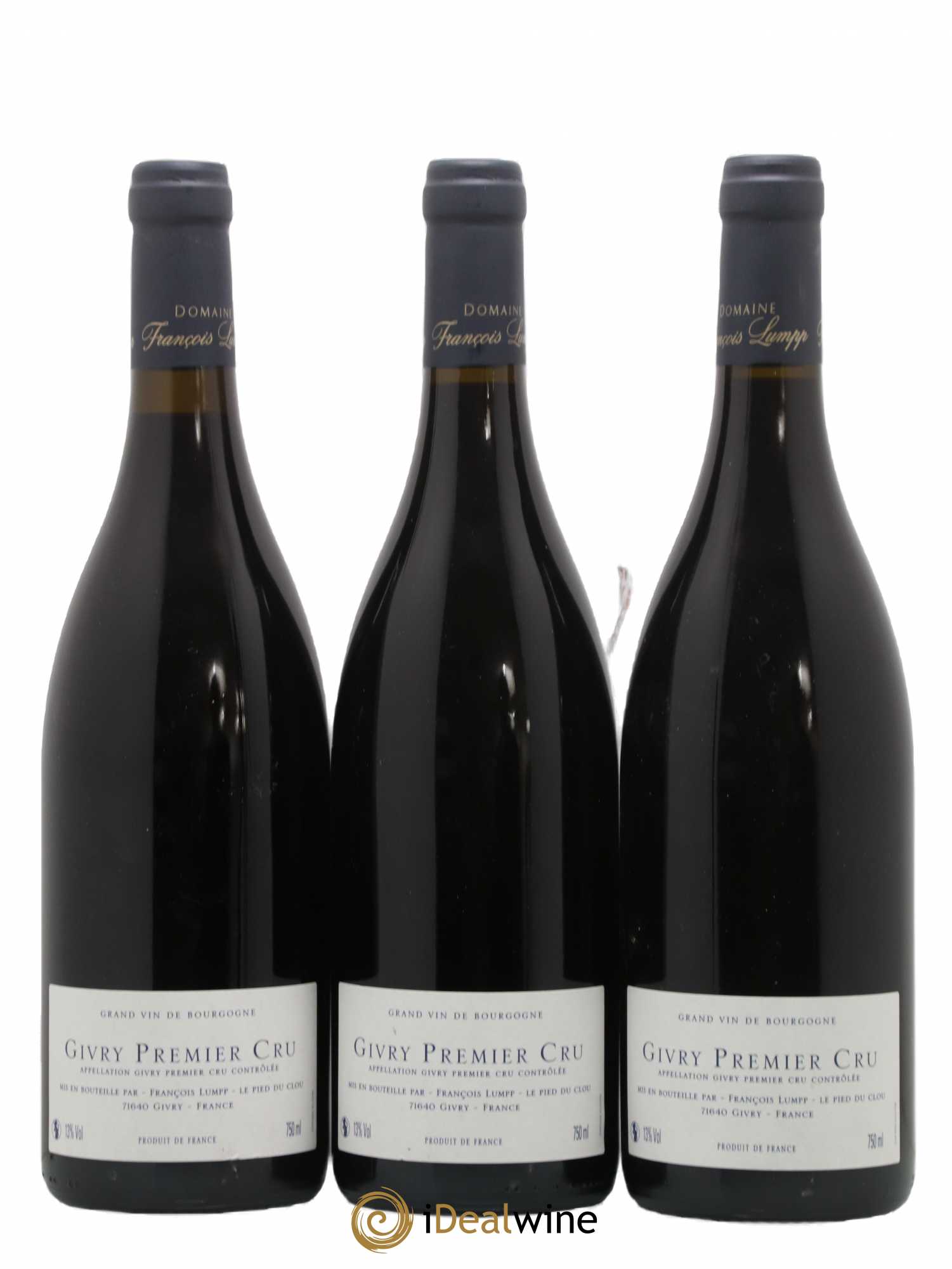 Givry 1er Cru A Vigne Rouge François Lumpp (Domaine) 2018 - Lot de 3 bouteilles - 1