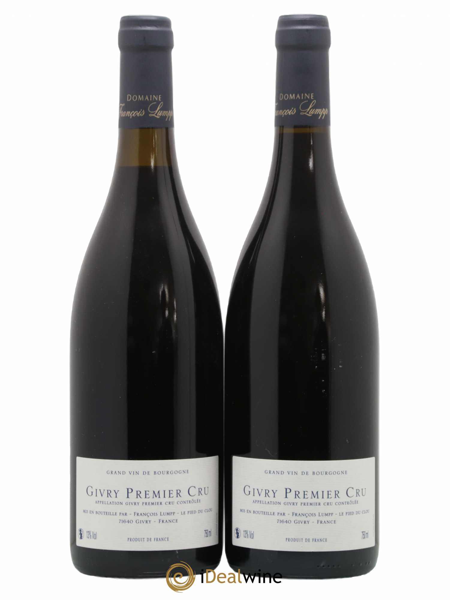 Givry 1er Cru A Vigne Rouge François Lumpp (Domaine) 2018 - Lot de 2 bouteilles - 1