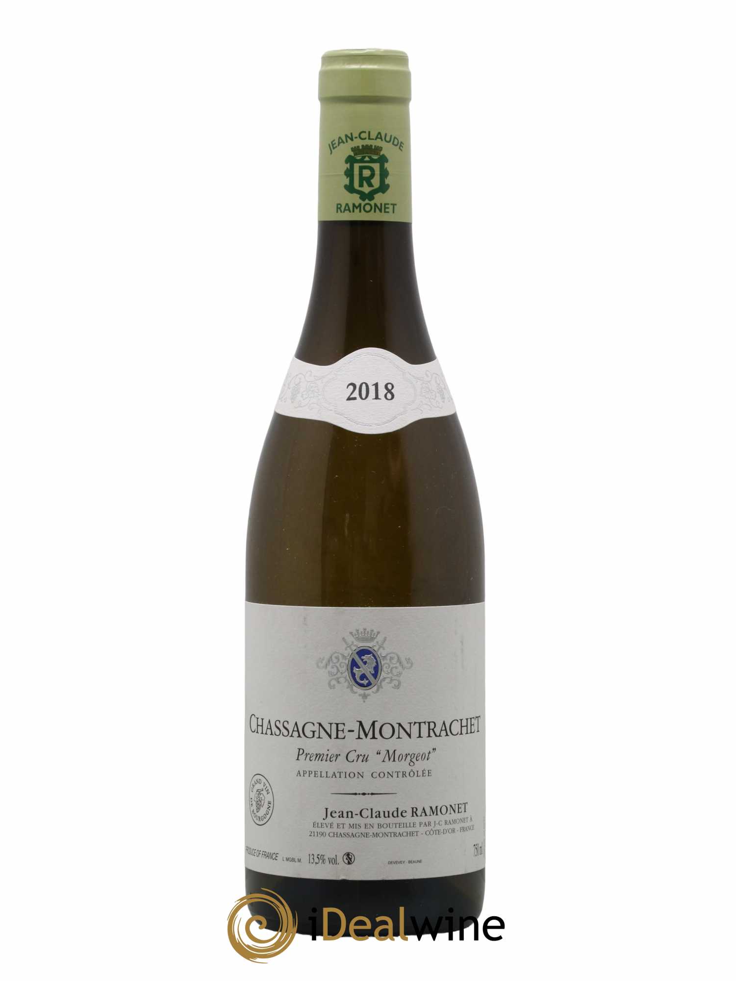 Chassagne-Montrachet 1er Cru Morgeot Ramonet (Domaine) 2018 - Lot de 1 bouteille - 0