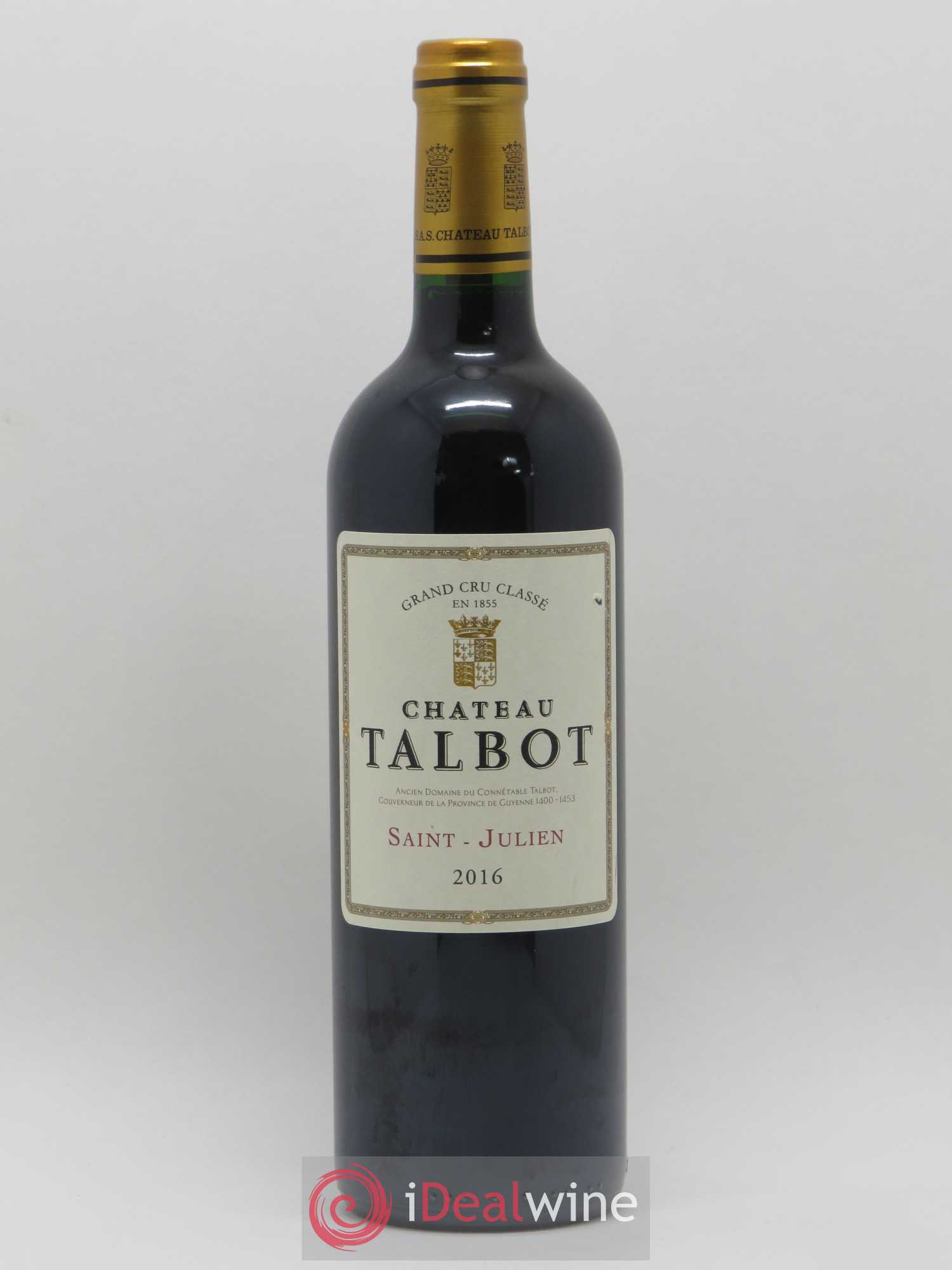 Château Talbot 4ème Grand Cru Classé 2016 - Lot de 1 bouteille - 0