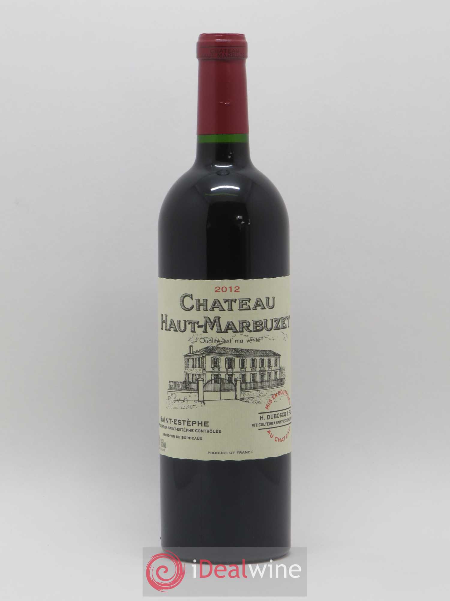 Château Haut Marbuzet 2012 - Lot de 1 bouteille - 0