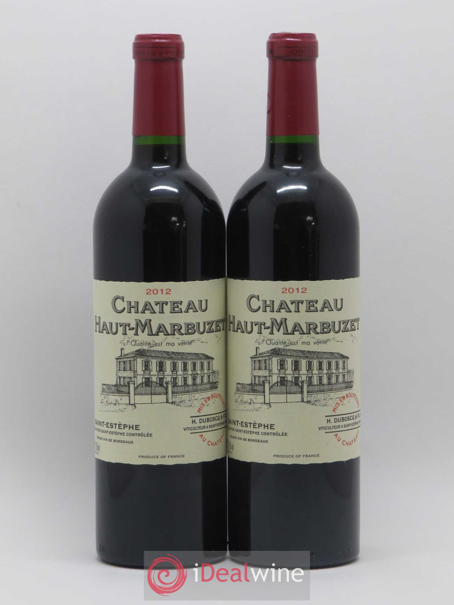 Château Haut Marbuzet 2012 - Lot de 2 bouteilles - 0