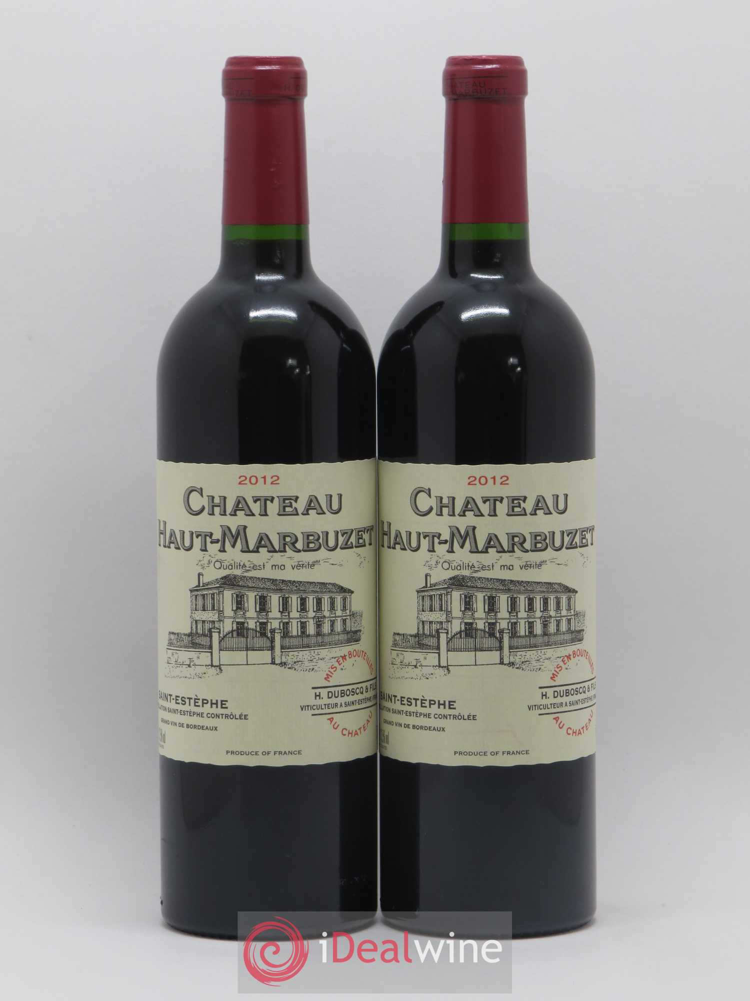 Château Haut Marbuzet 2012 - Lot de 2 bouteilles - 0
