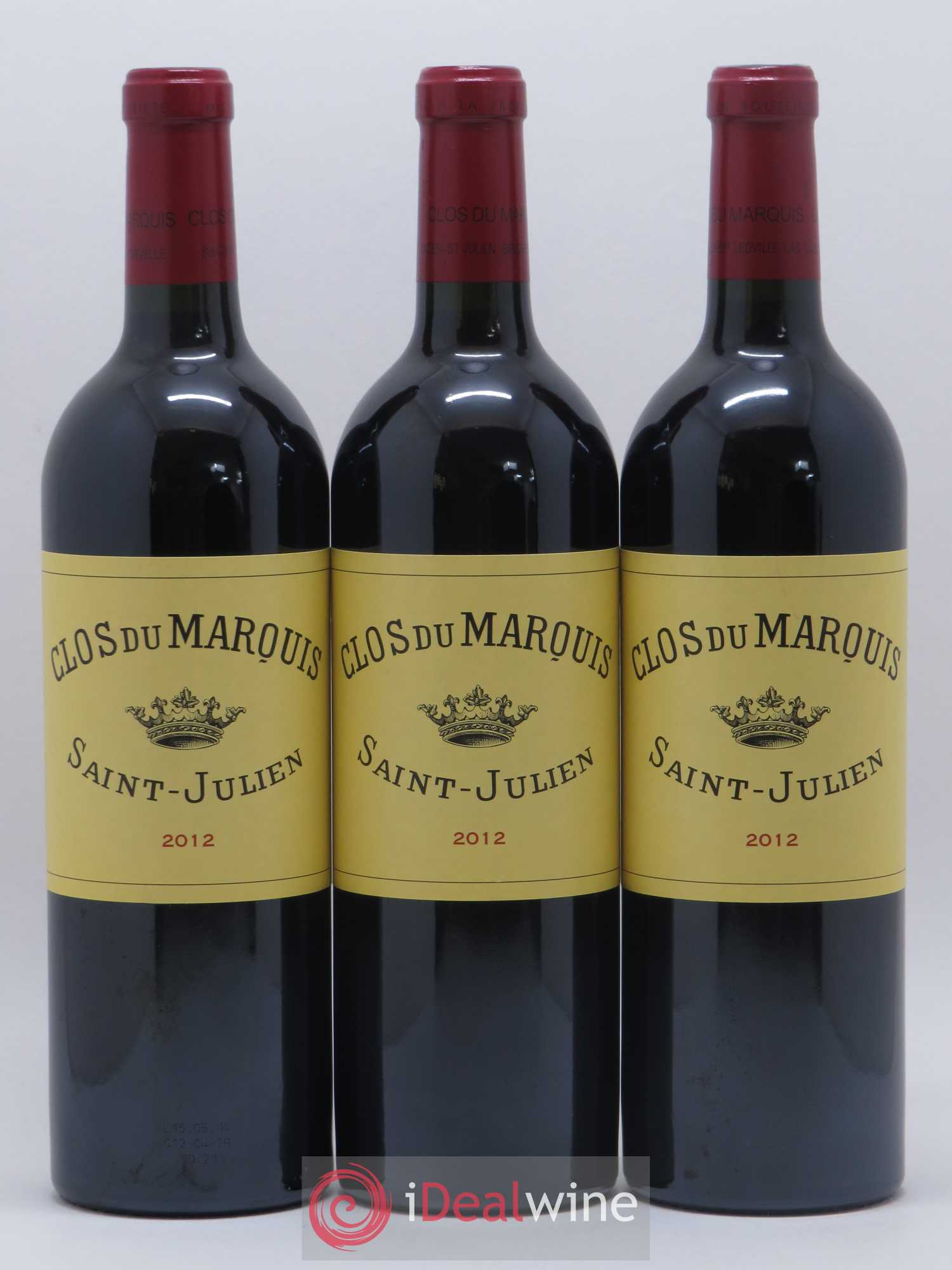 Clos du Marquis 2012 - Lot de 3 bouteilles - 0