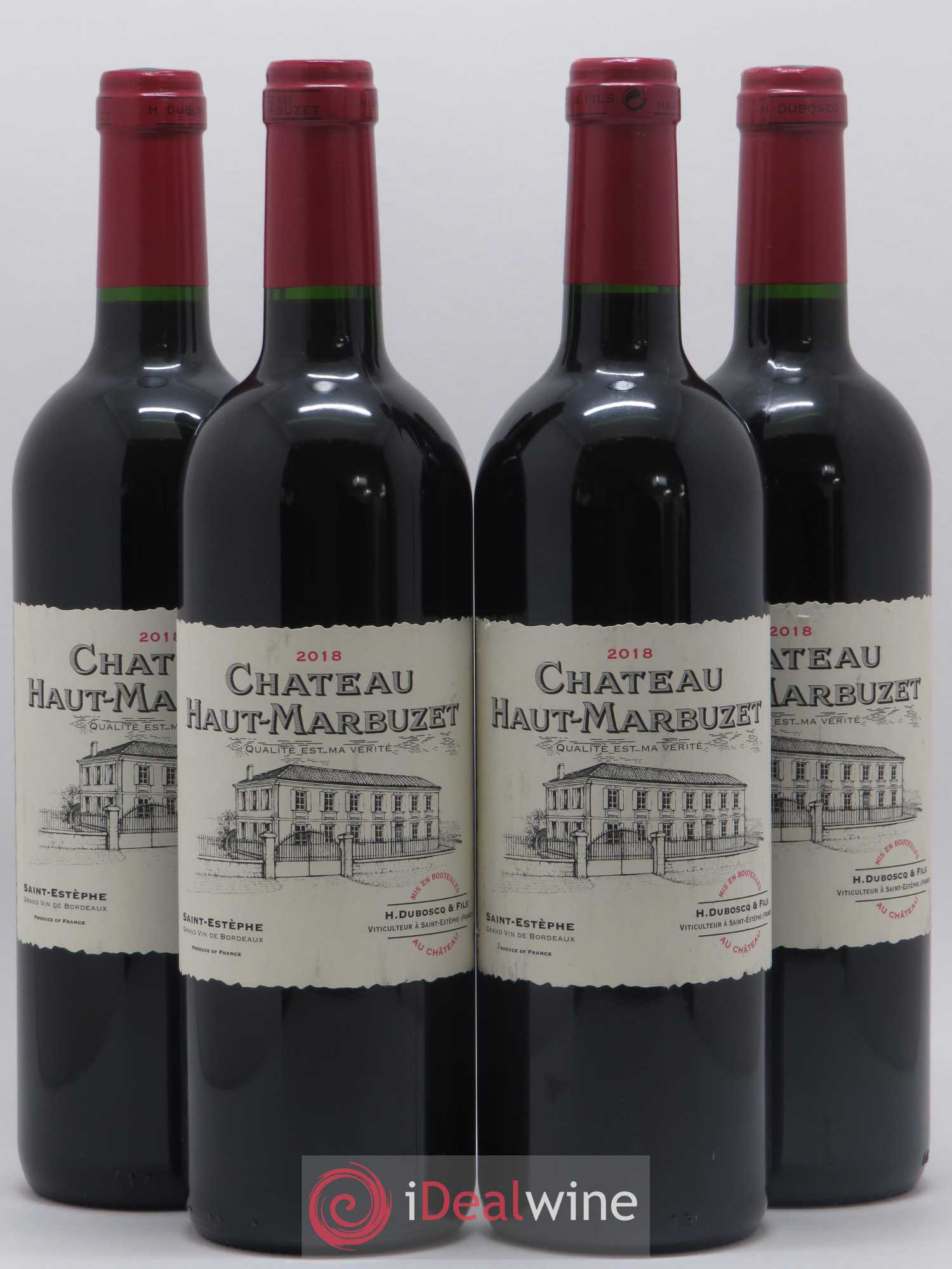 Château Haut Marbuzet 2018 - Lot de 4 bouteilles - 0