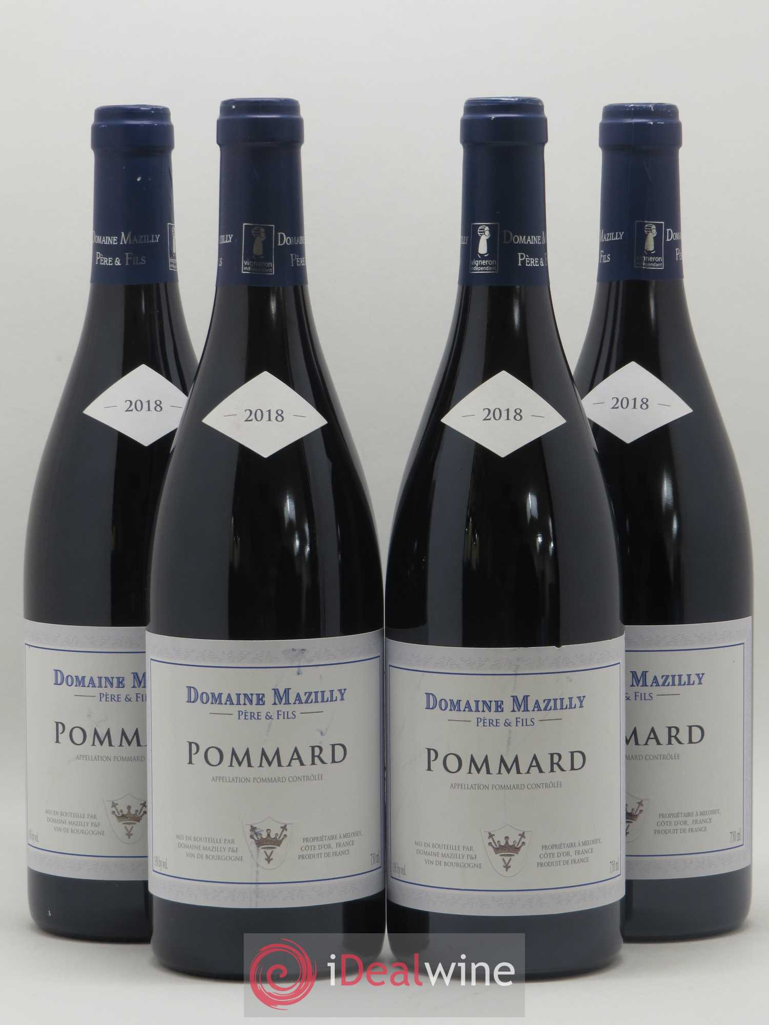 Pommard Domaine Mazilly 2018 - Posten von 4 Flaschen - 0