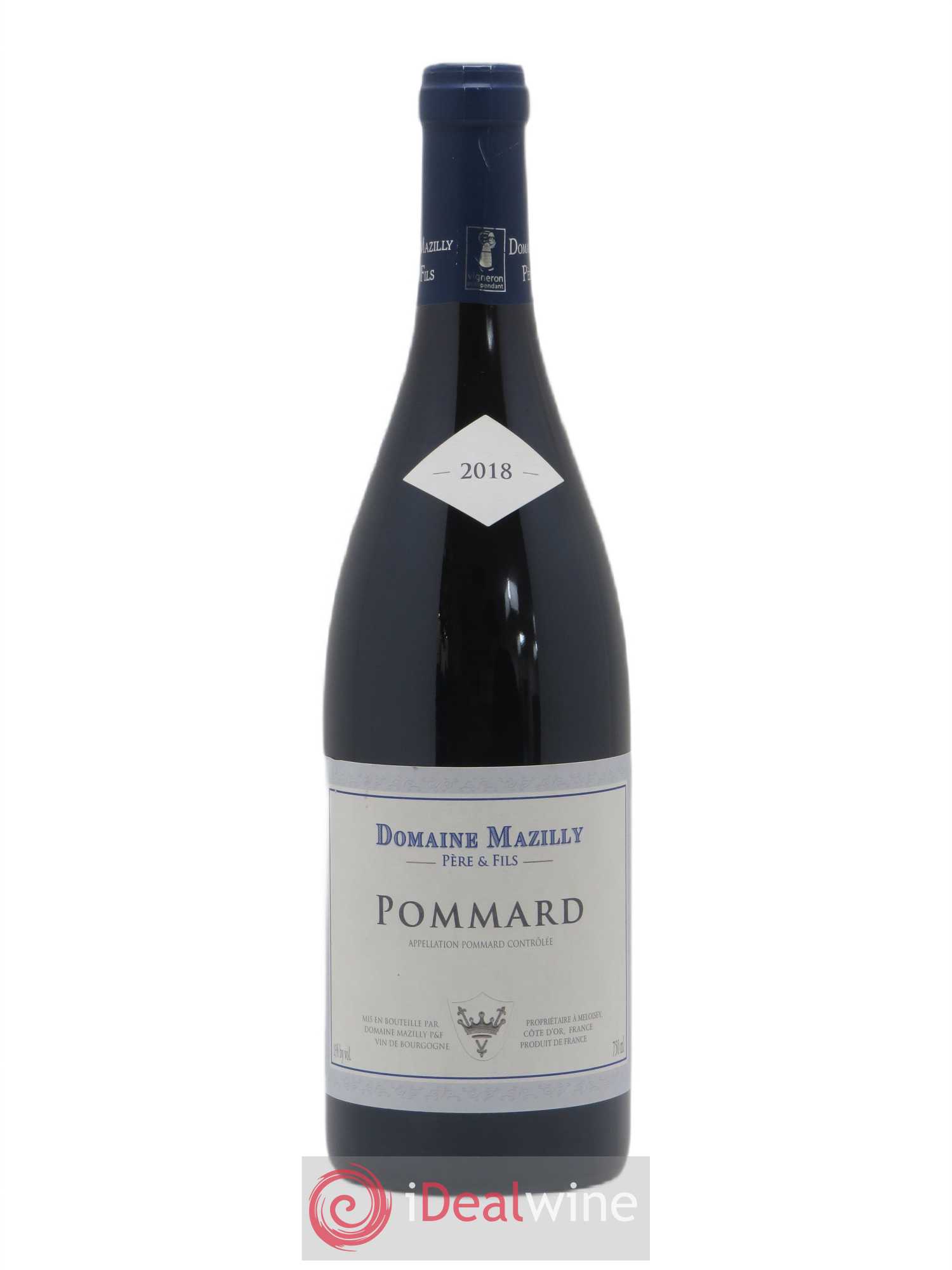 Pommard Domaine Mazilly 2018 - Lot de 1 bouteille - 0
