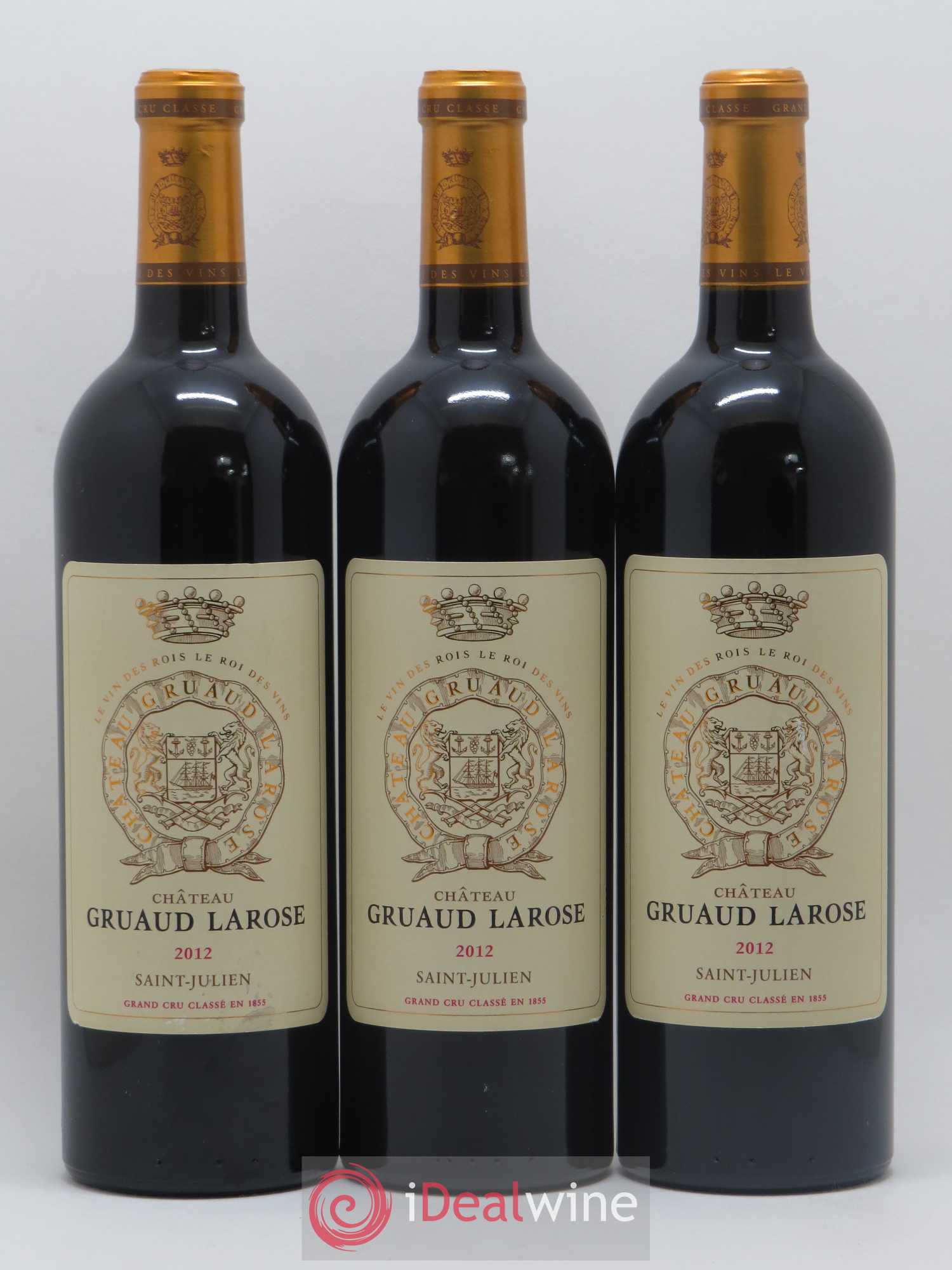 Château Gruaud Larose 2ème Grand Cru Classé 2012 - Lot de 3 bouteilles - 0