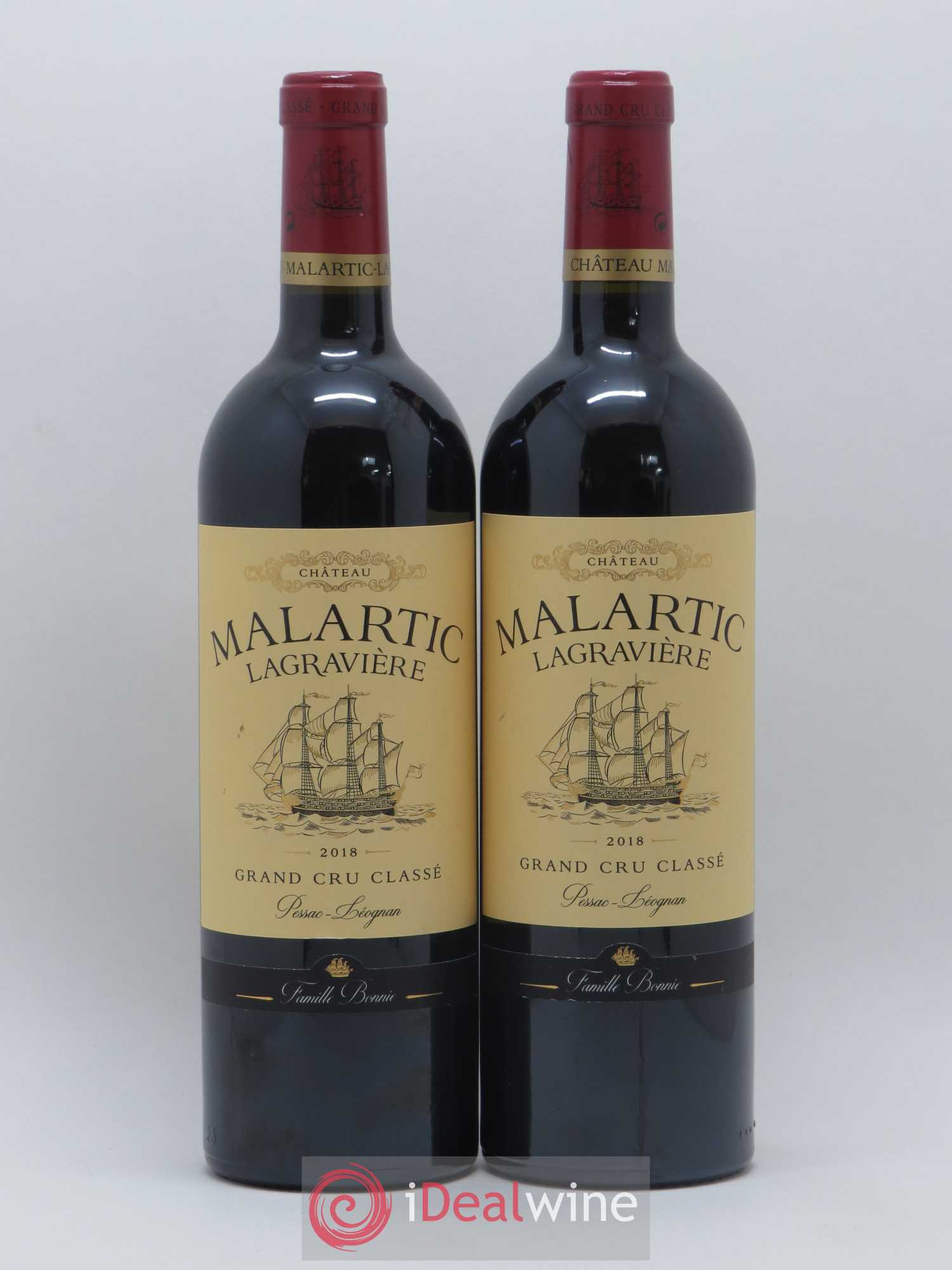 Château Malartic-Lagravière Cru Classé de Graves 2018 - Lot de 2 bouteilles - 0