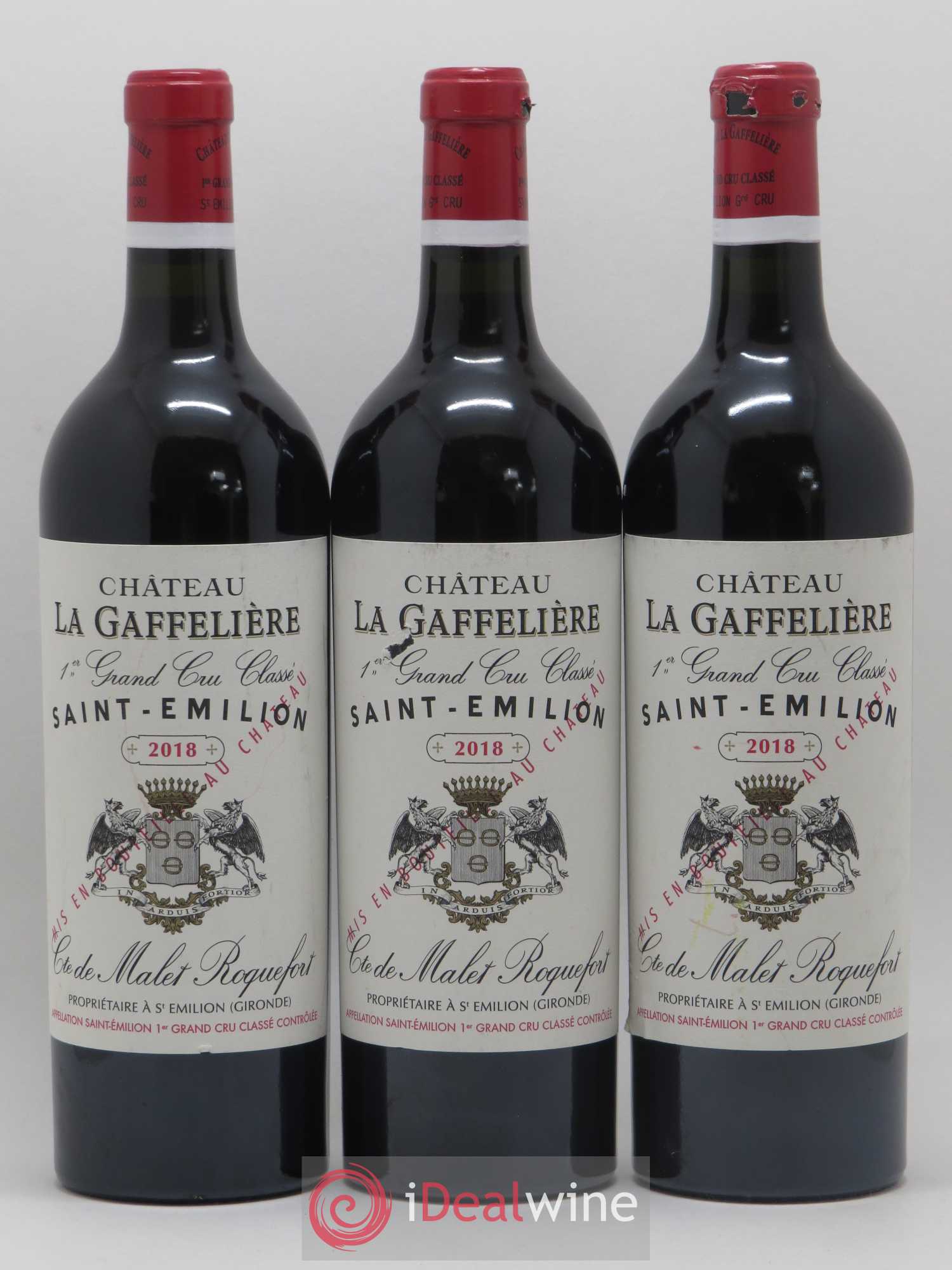 Château la Gaffelière 1er Grand Cru Classé B 2018 - Lot de 3 bouteilles - 0