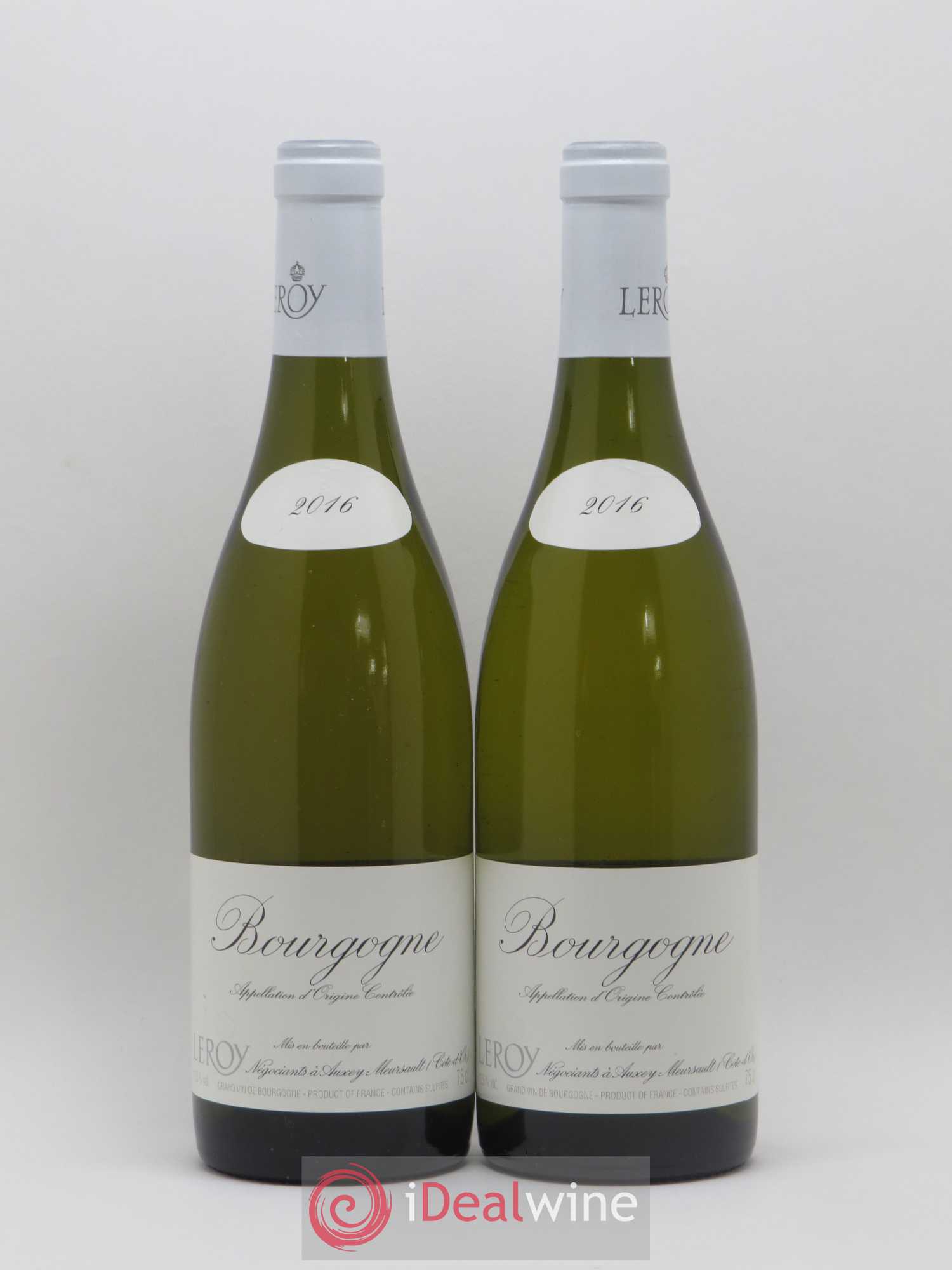 Bourgogne Leroy SA 2016 - Lot de 2 bouteilles - 0