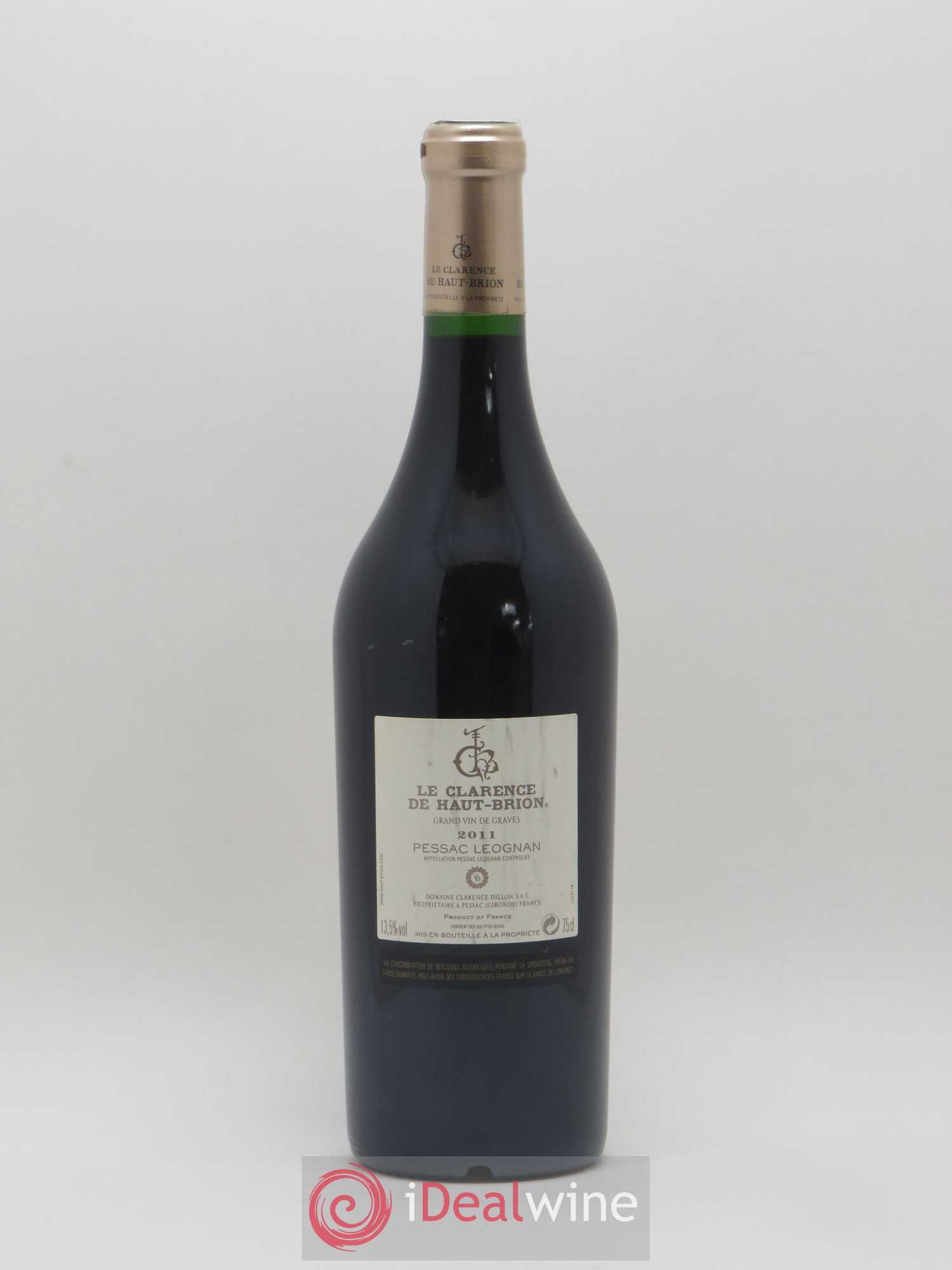 Clarence (Bahans) de Haut-Brion Second Vin 2011 - Lot de 1 bouteille - 1