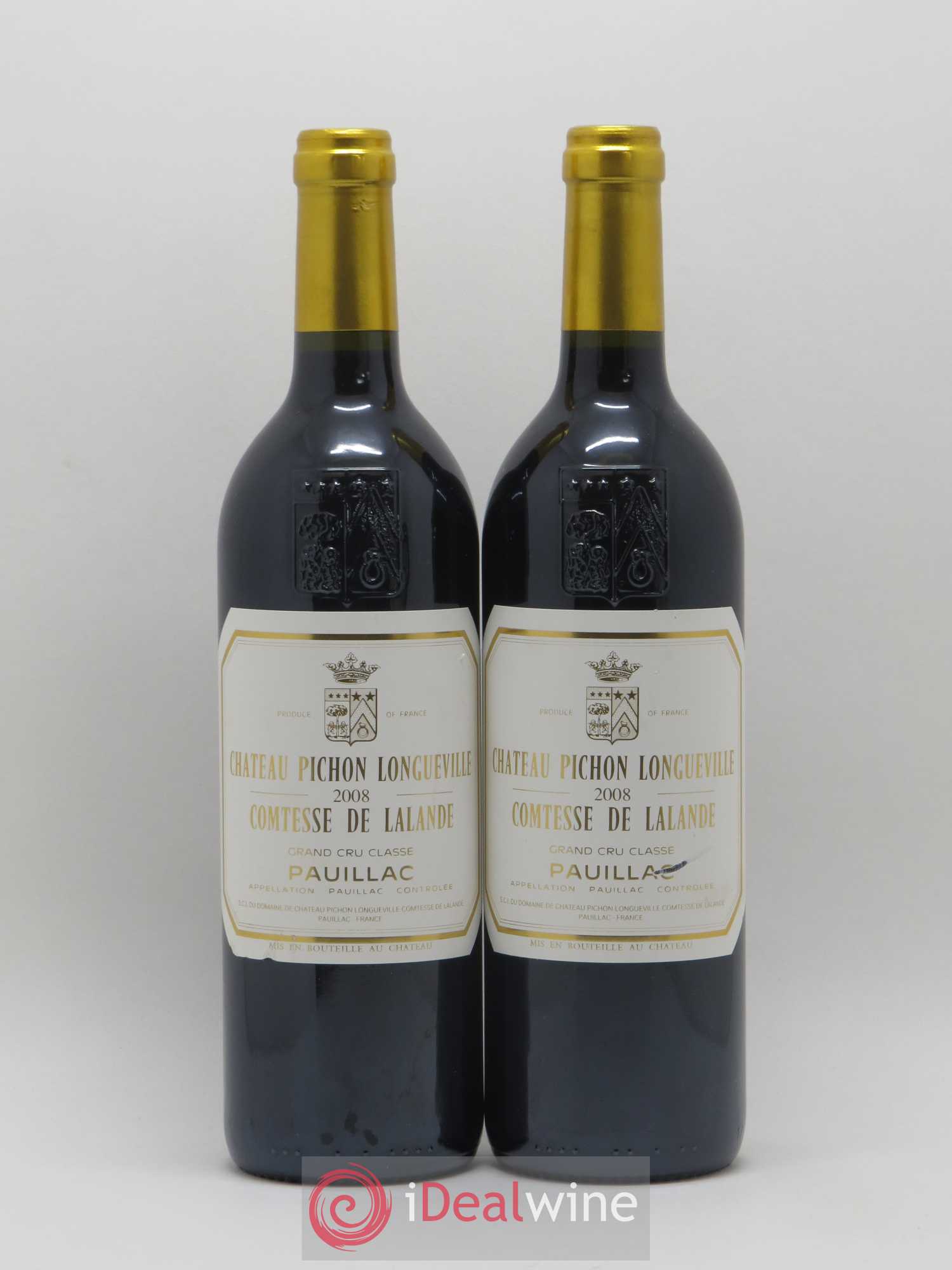 Château Pichon Longueville Comtesse de Lalande 2ème Grand Cru Classé 2008 - Lot de 2 bouteilles - 0