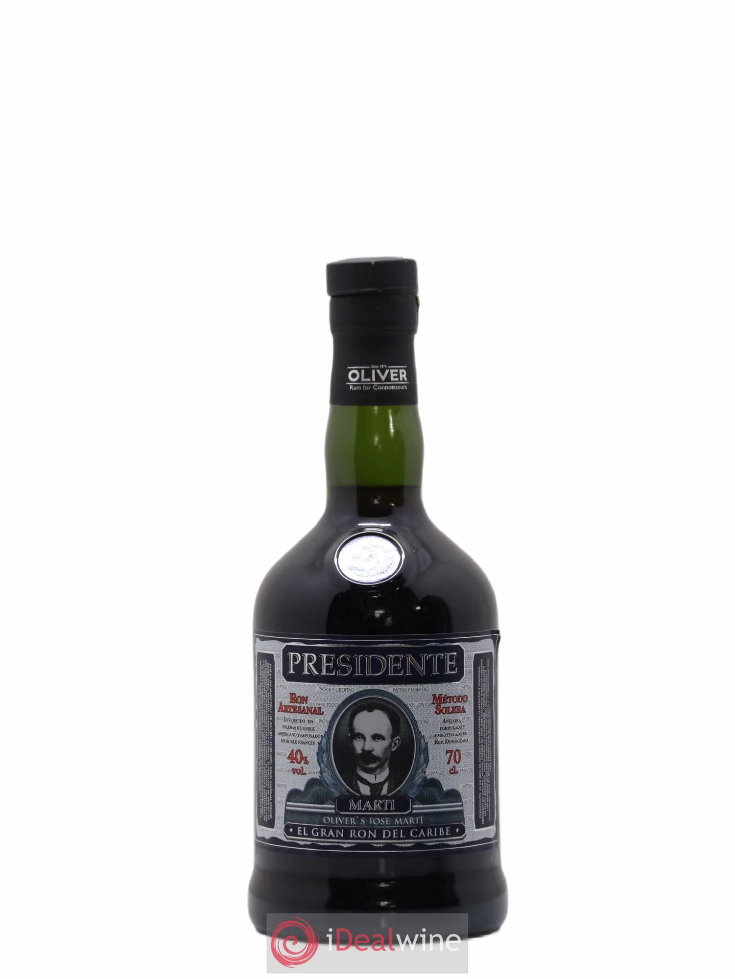 Rhum Presidente Olivier Rum 23 years Solera - Lot de 1 bouteille - 1