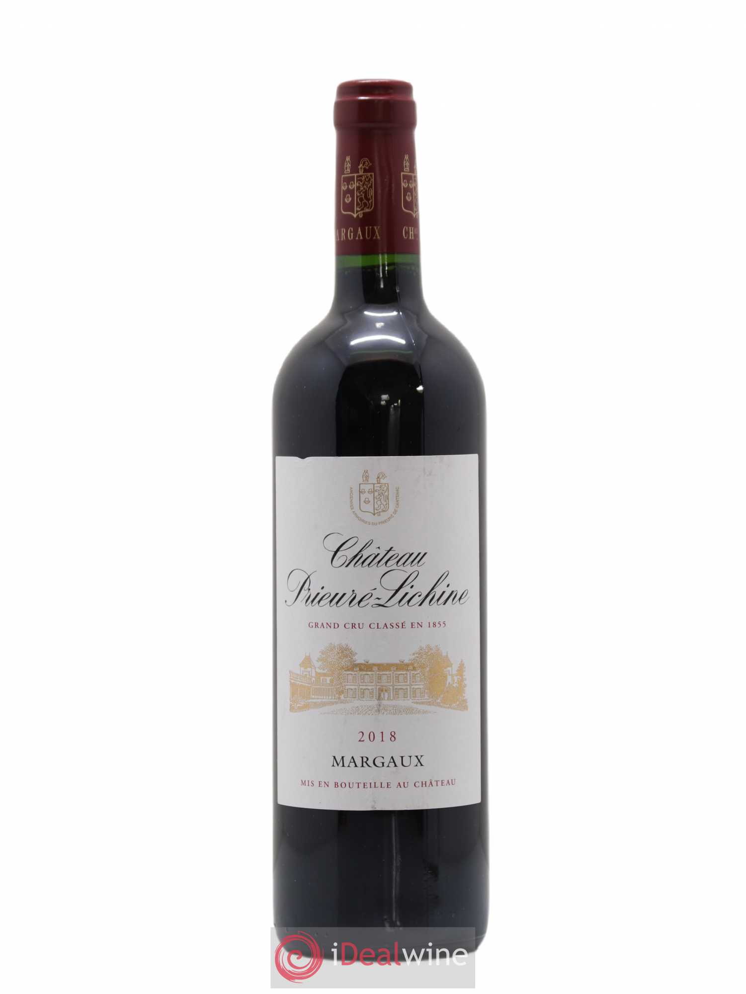 Château Prieuré Lichine 4ème Grand Cru Classé 2018 - Lot de 1 bouteille - 0