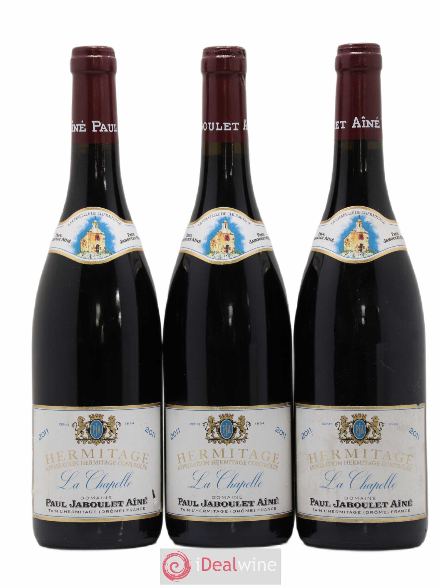 Hermitage La Chapelle Paul Jaboulet Ainé 2011 - Lot de 3 bouteilles - 0