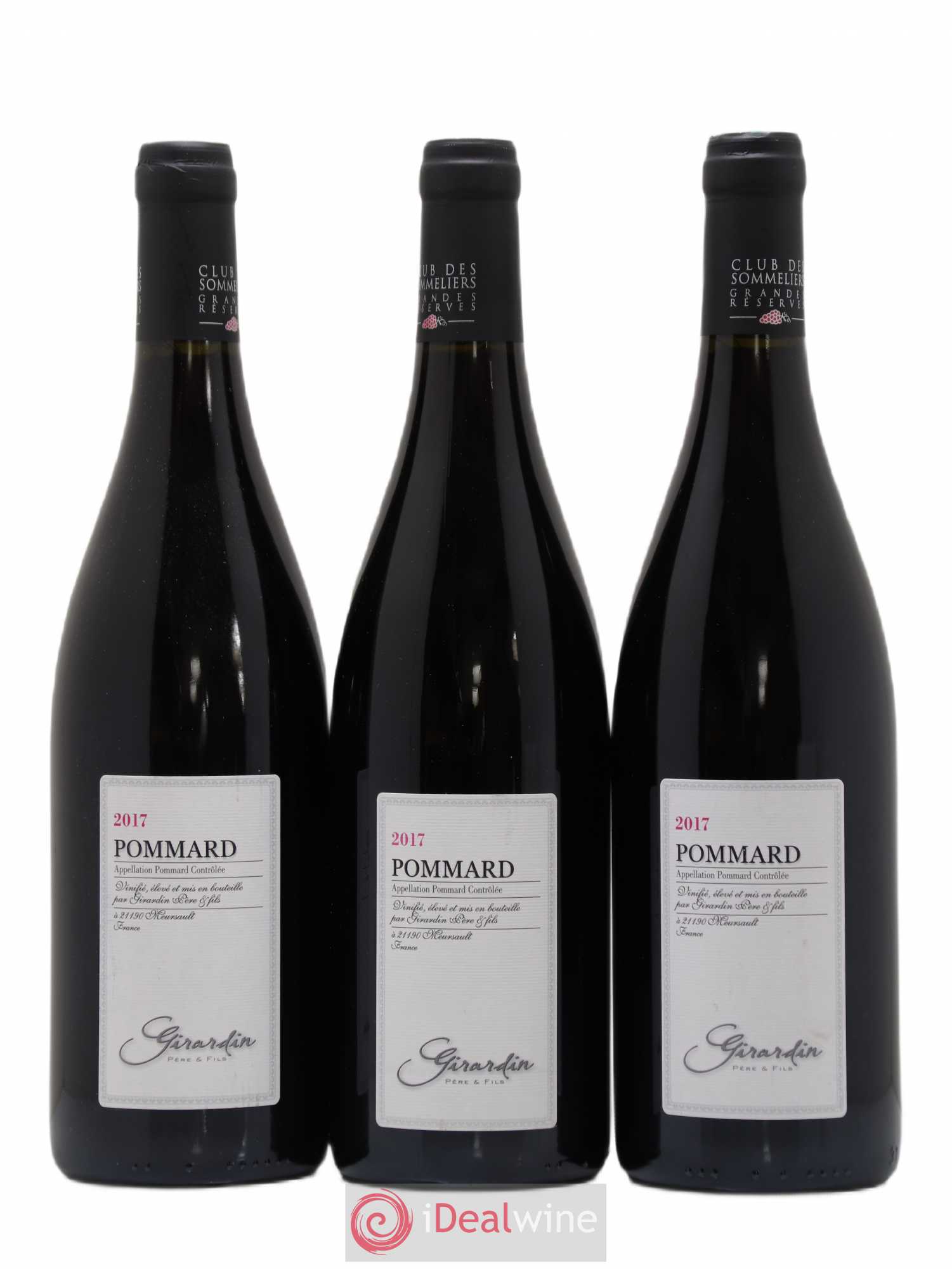 Pommard Club des sommeliers Domaine Girardin 2017 - Posten von 3 Flaschen - 0