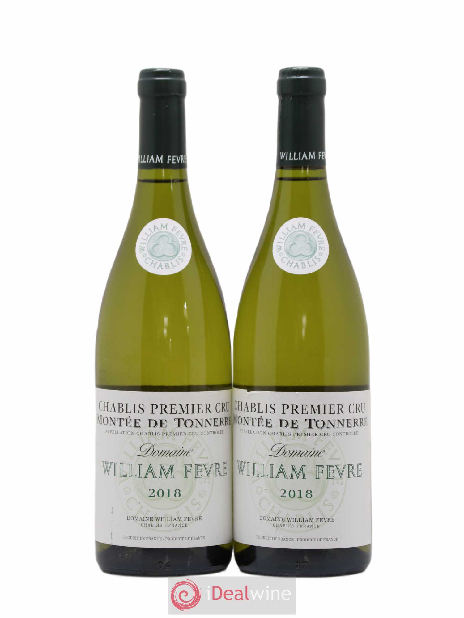 Chablis 1er Cru Montée de Tonnerre William Fèvre 2018 - Lot de 2 bouteilles - 0